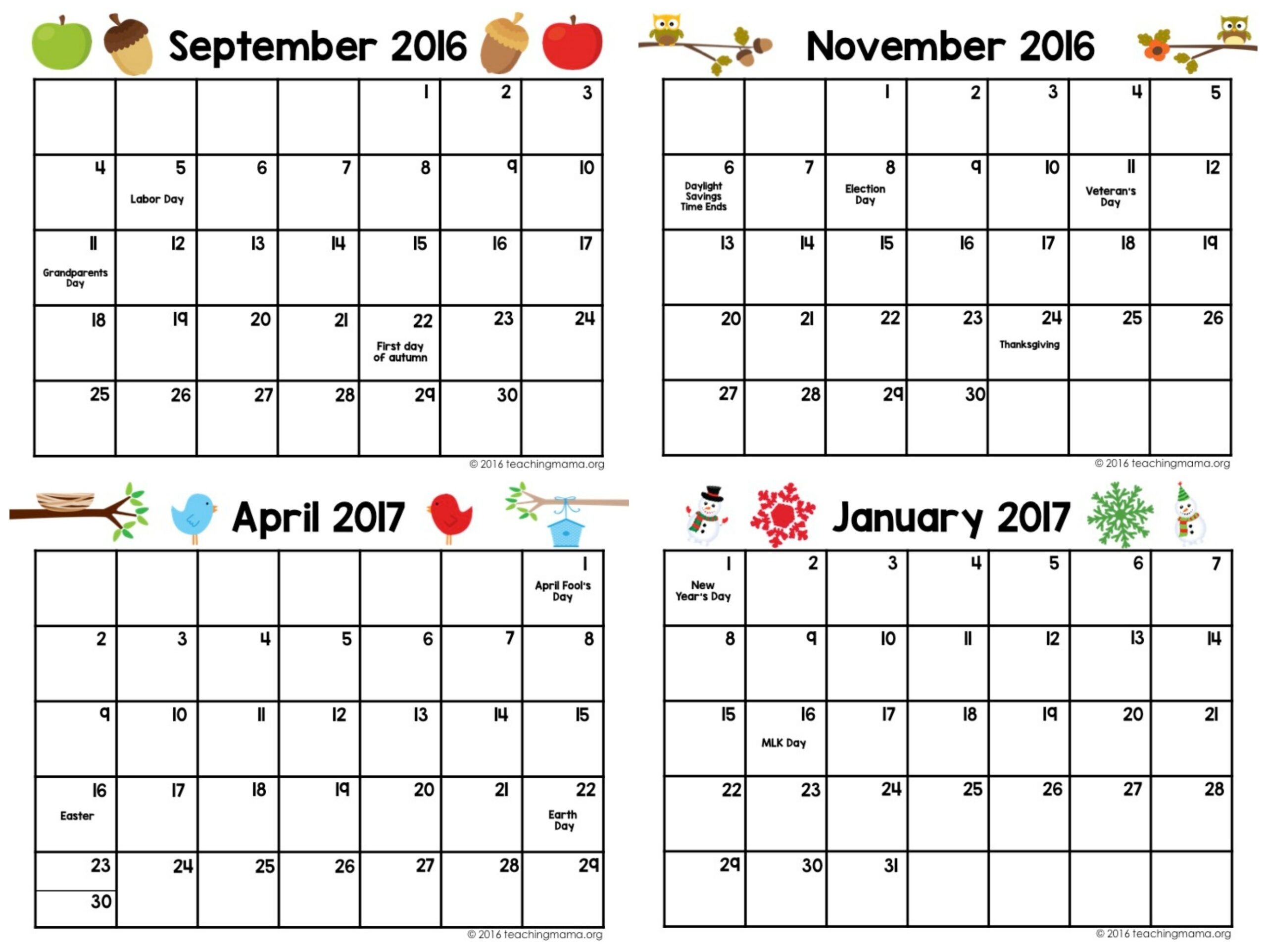 2024 Printable Preschool Calendar Printable Online