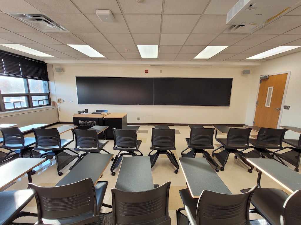 Classrooms Educational Communications Center Binghamton University