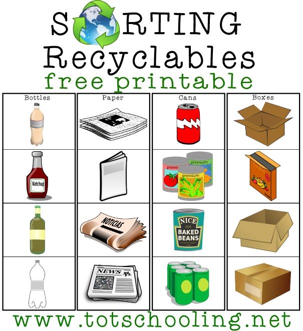 Exemplary Printable Recycling Activities For Preschoolers Solar System 
