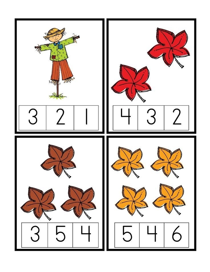 Fall Preschool Worksheets Preschool Printables Autumn Matem Tiques