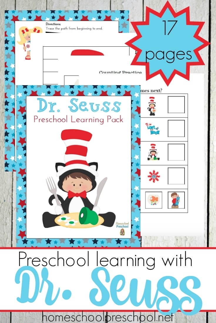 Free Dr Seuss Preschool Printables