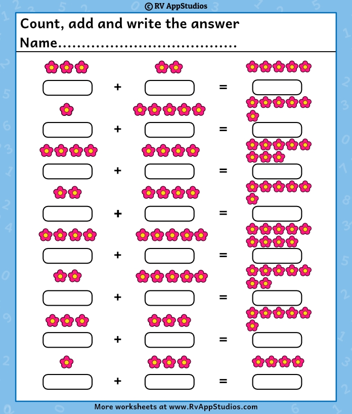 Free Preschool Addition Worksheet Download Free Preschool Addition 
