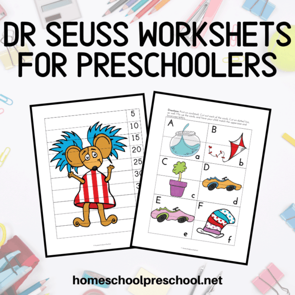 Free Printable Dr Seuss Worksheets For Preschoolers