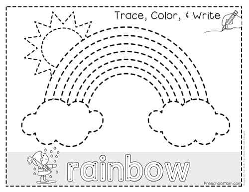 Free Printable Tracing Worksheets For Preschoolers Fun Learning 