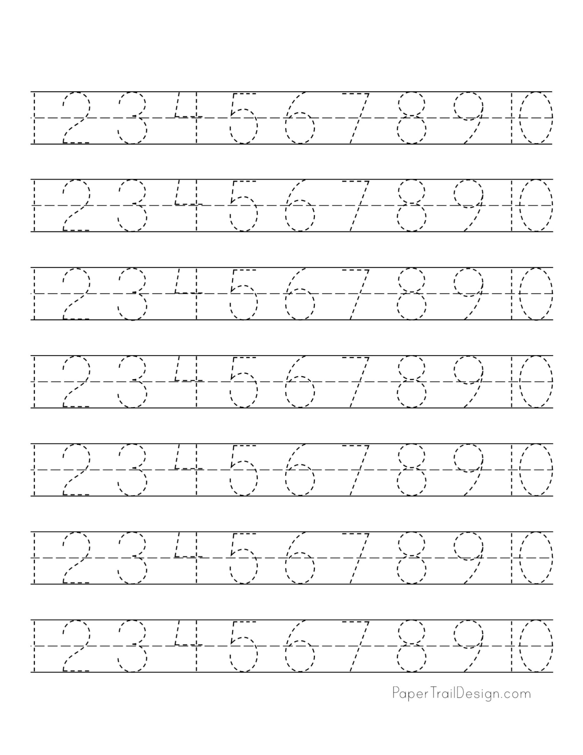Number Writing Worksheets Free Printable Worksheets