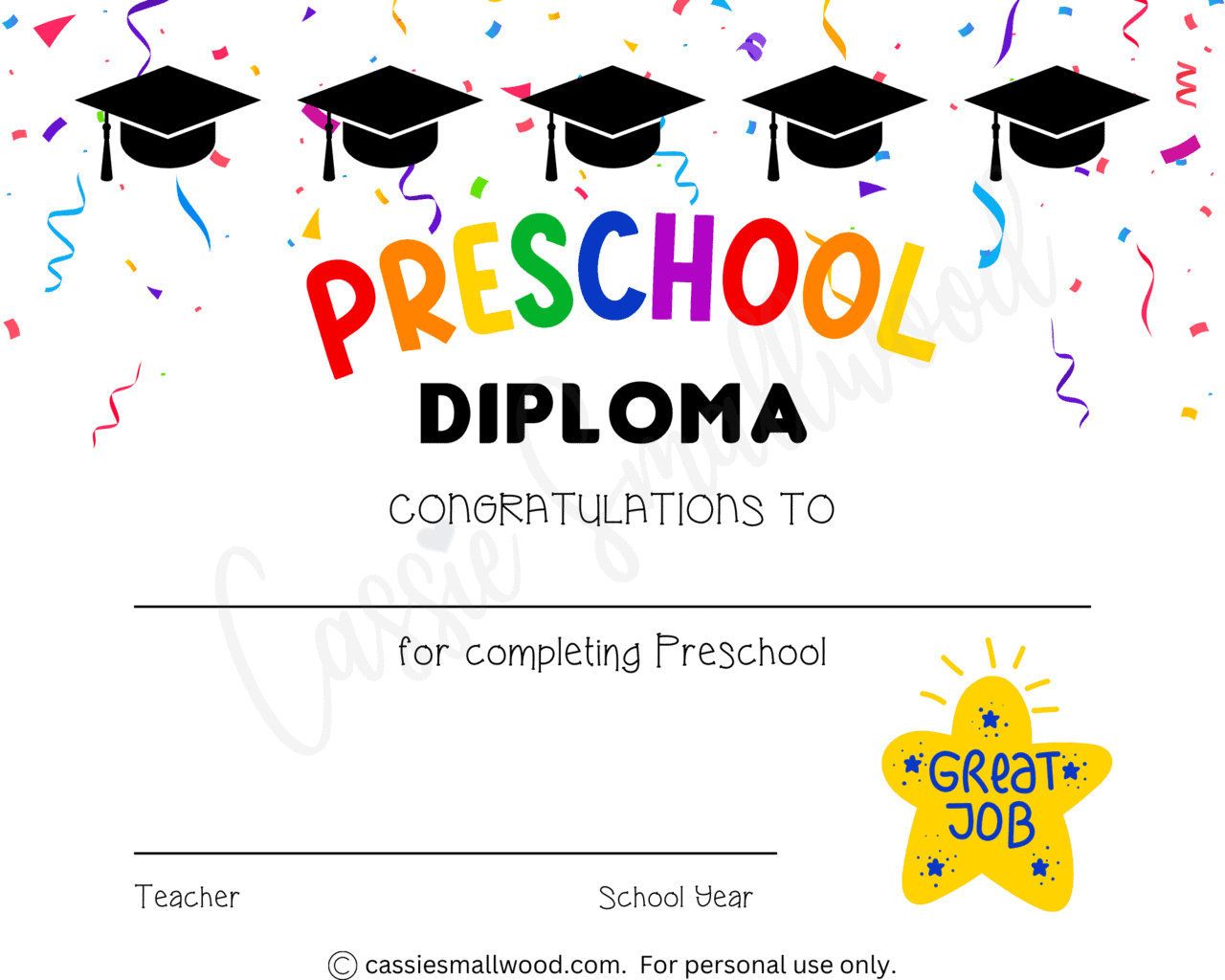 Preschool Graduation Certificate Free Printable Prntbl ieolayaherrera Preschool Graduation Certificate Free Printable Prntbl ieolayaherrera