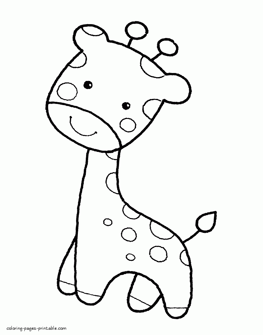Preschool Printable Coloring Pages Giraffe COLORING PAGES PRINTABLE COM