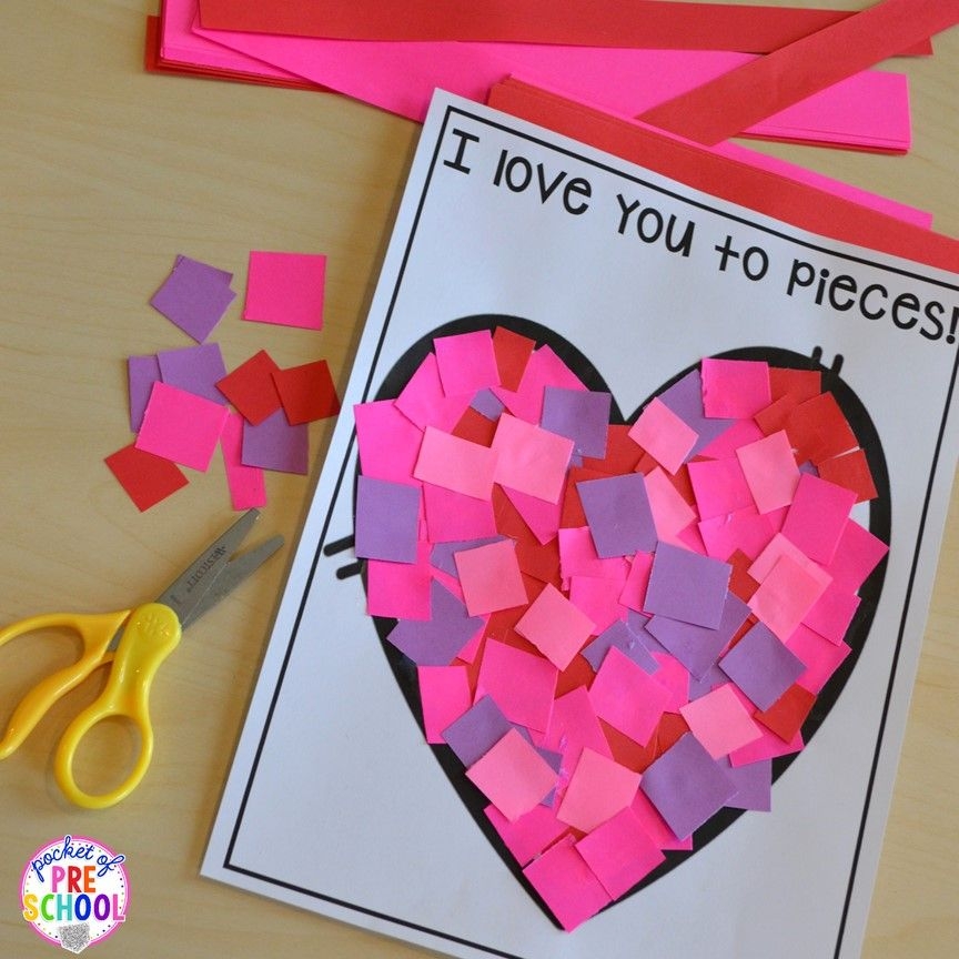 Preschool Valentine Crafts Printable Printable Calendars AT A GLANCE
