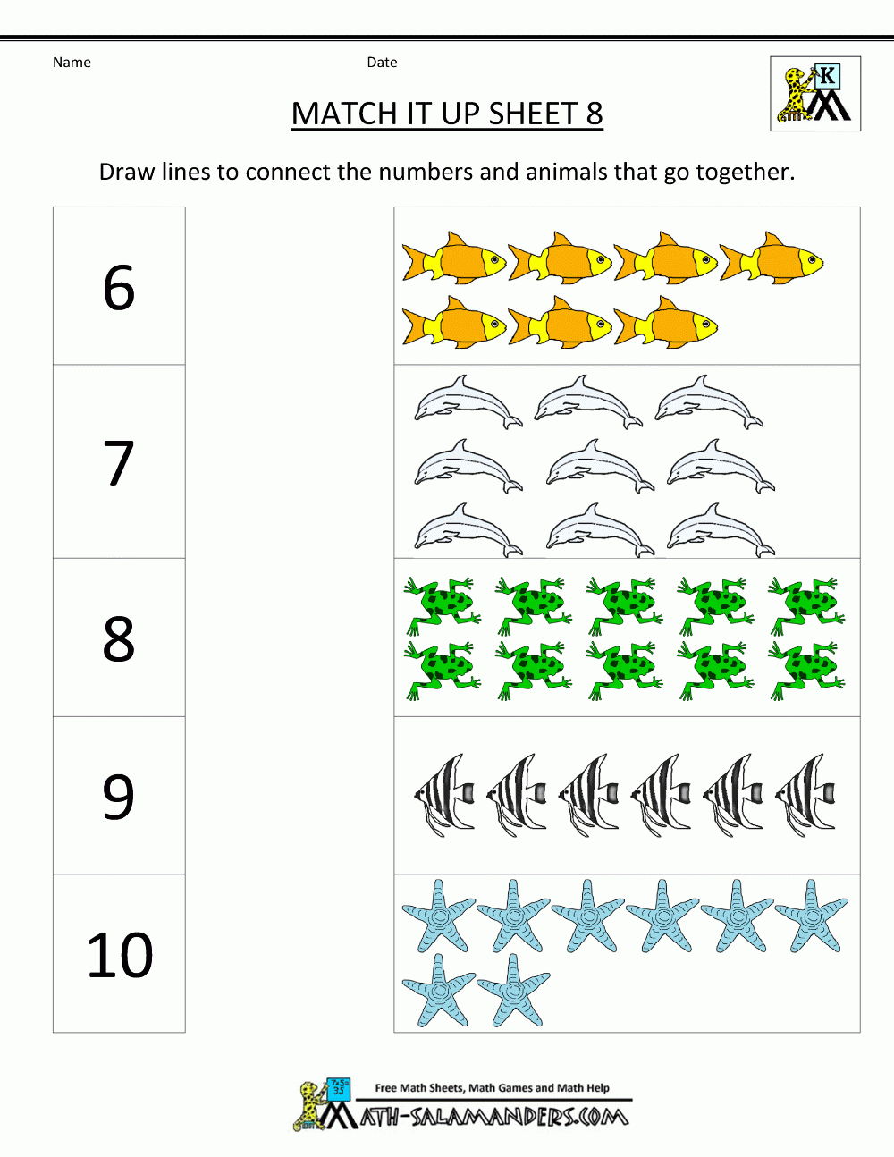 Printable Kindergarten Math Worksheets Kindergarten