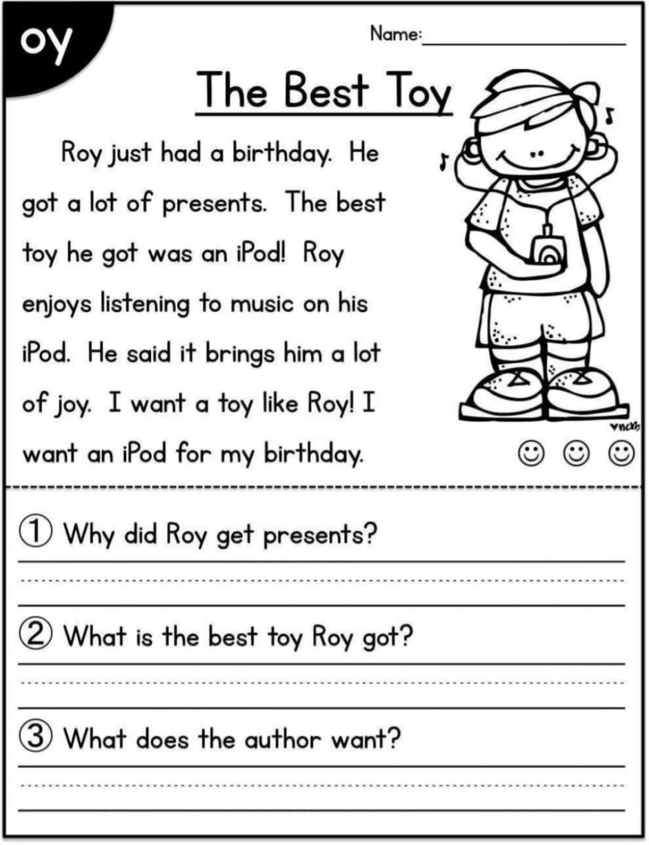 Printable Reading Worksheet For Preschool Printable Preschool Worksheets
