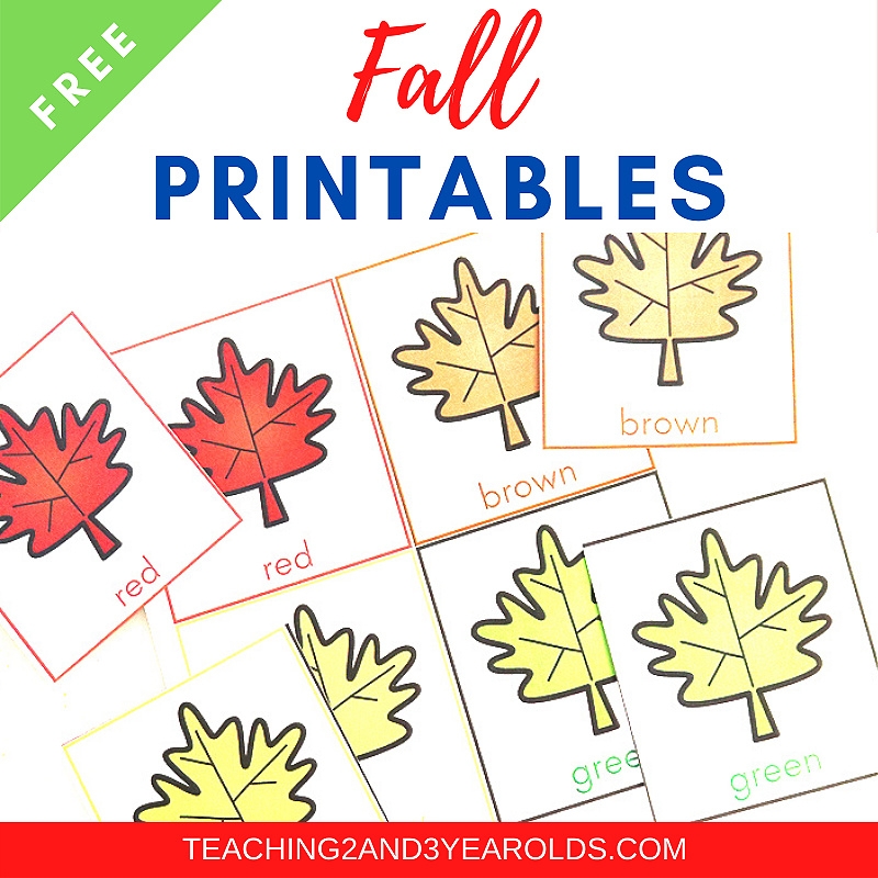 Toddler And Preschool Fall Printables Toddler And Preschool Fall Printables
