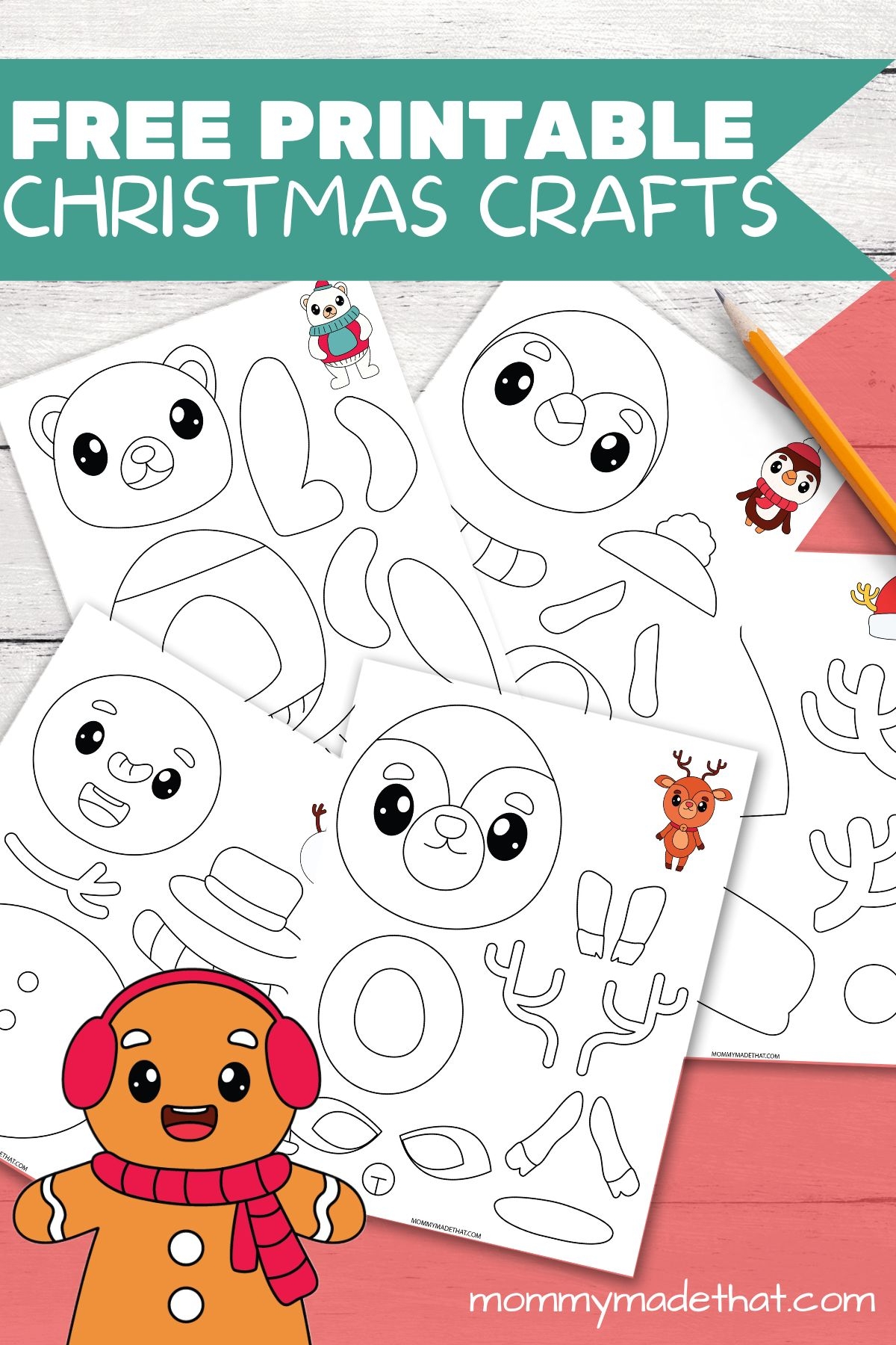 10 Fun Printable Christmas Crafts Grab Them For FREE 