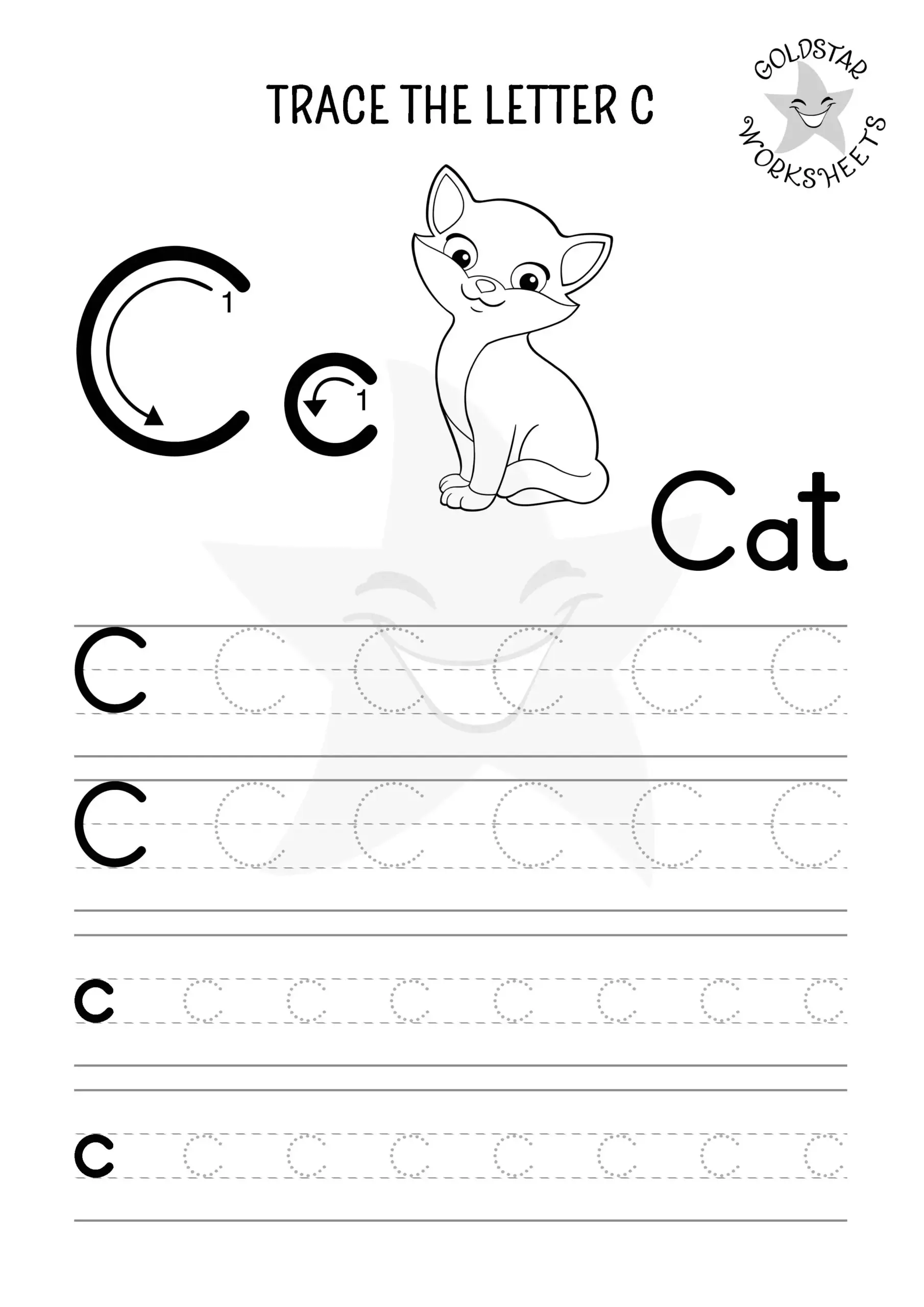 100 Free Uppercase Lowercase Letter Tracing Worksheets Aa Zz