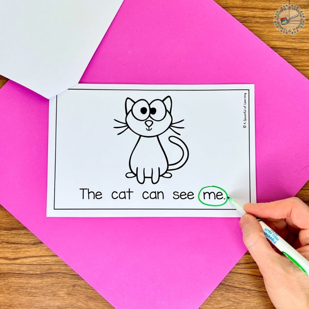 100 Printable Sight Word Readers For Kindergarten A Spoonful Of Learning 100 Printable Sight Word Readers For Kindergarten A Spoonful Of Learning