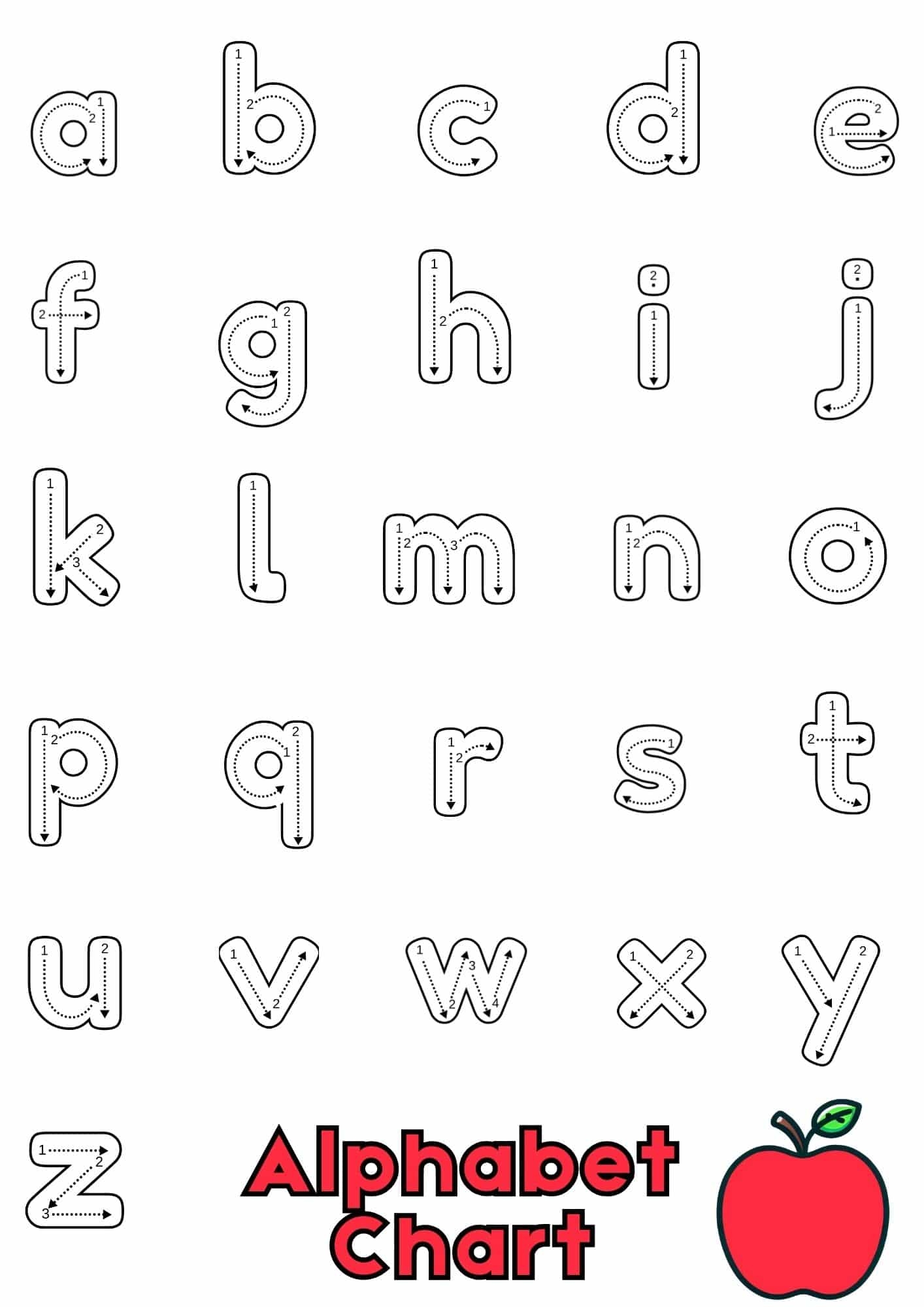 11 Free Printable Alphabet Charts Teach Prints 11 Free Printable Alphabet Charts Teach Prints