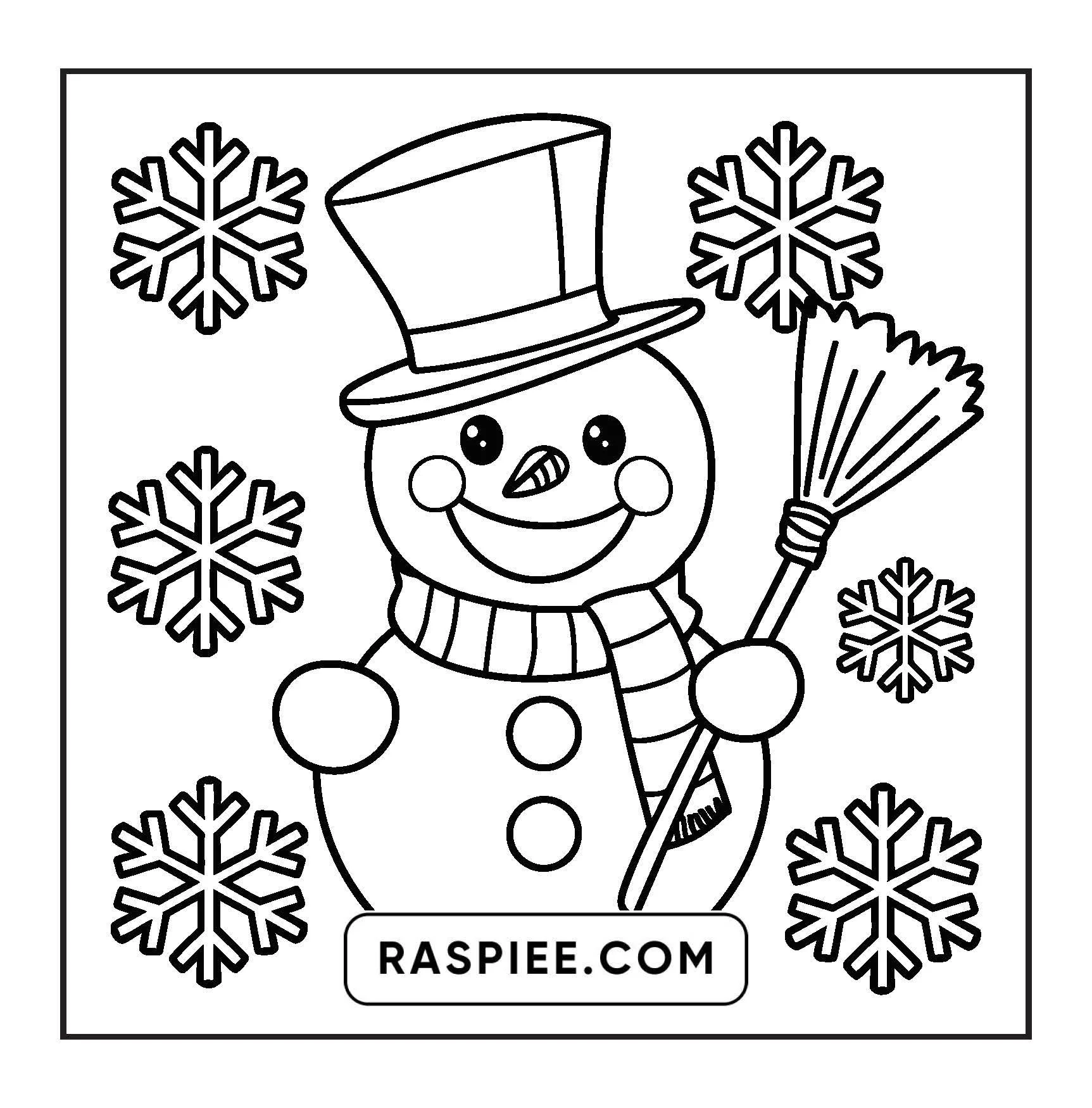 120 Bold Easy Christmas Coloring Pages Printable PDF For Kids Adults RASPIEE