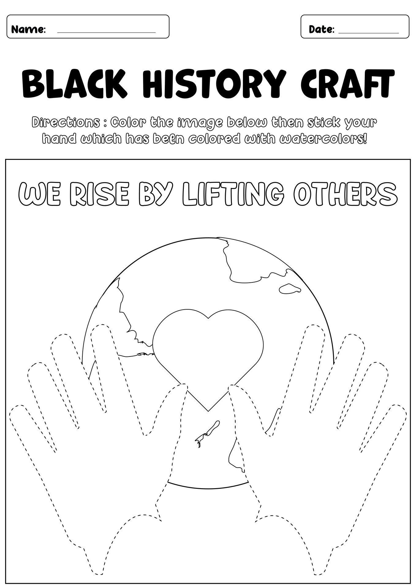 13 Free Black History Month Worksheets Elementary Free PDF At Worksheeto