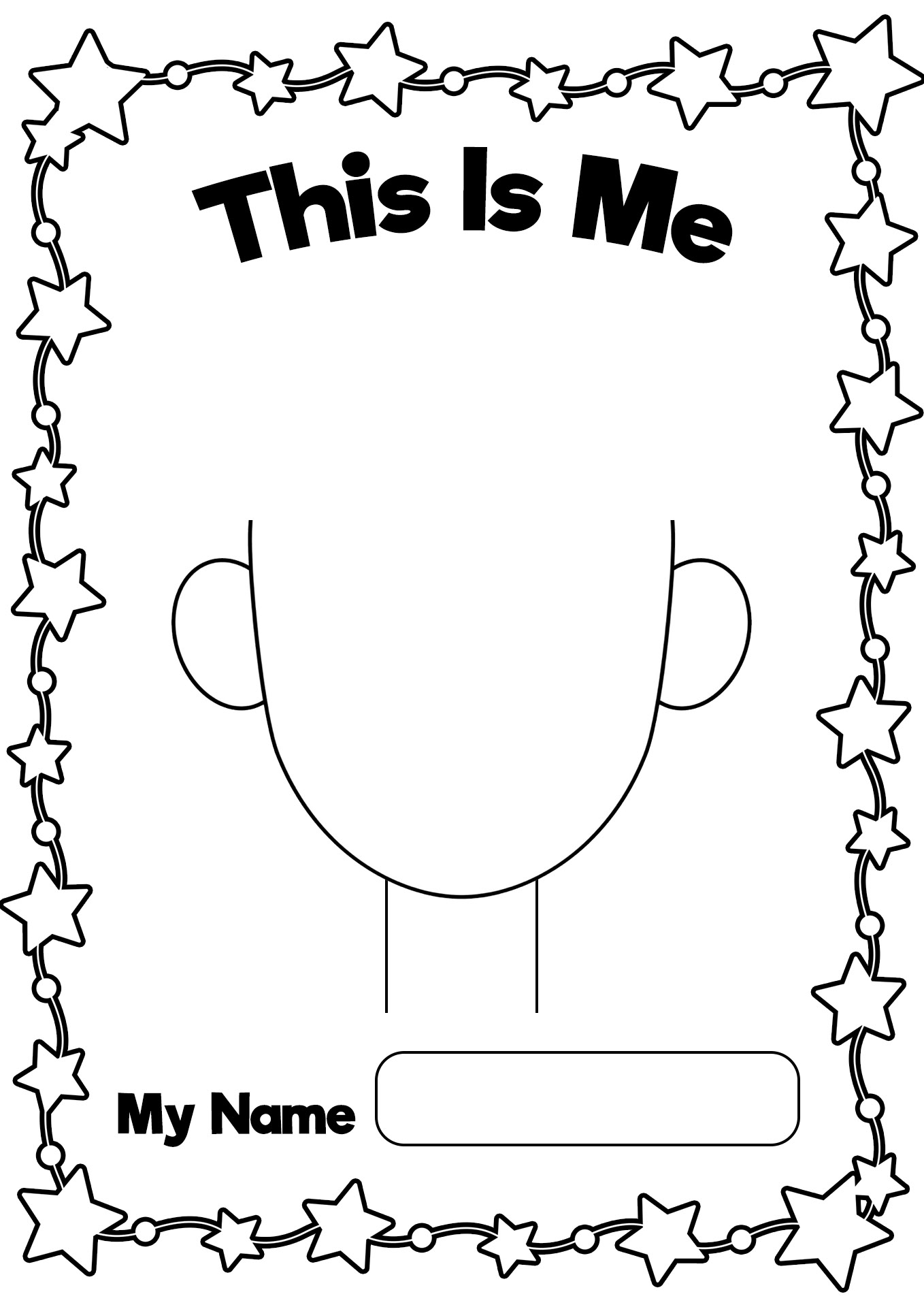 14 Self Portrait First Day Of School Worksheets Free PDF At Worksheeto