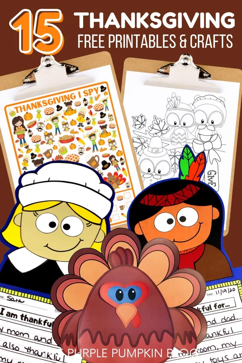 15 Thanksgiving Free Printables And Crafts For All The Family 15 Thanksgiving Free Printables And Crafts For All The Family