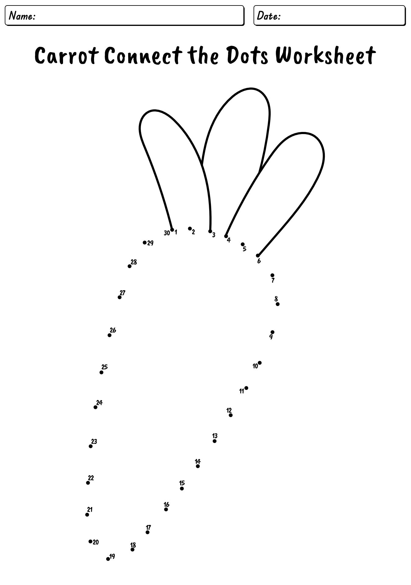 18 Connect The Dots Worksheets Free PDF At Worksheeto