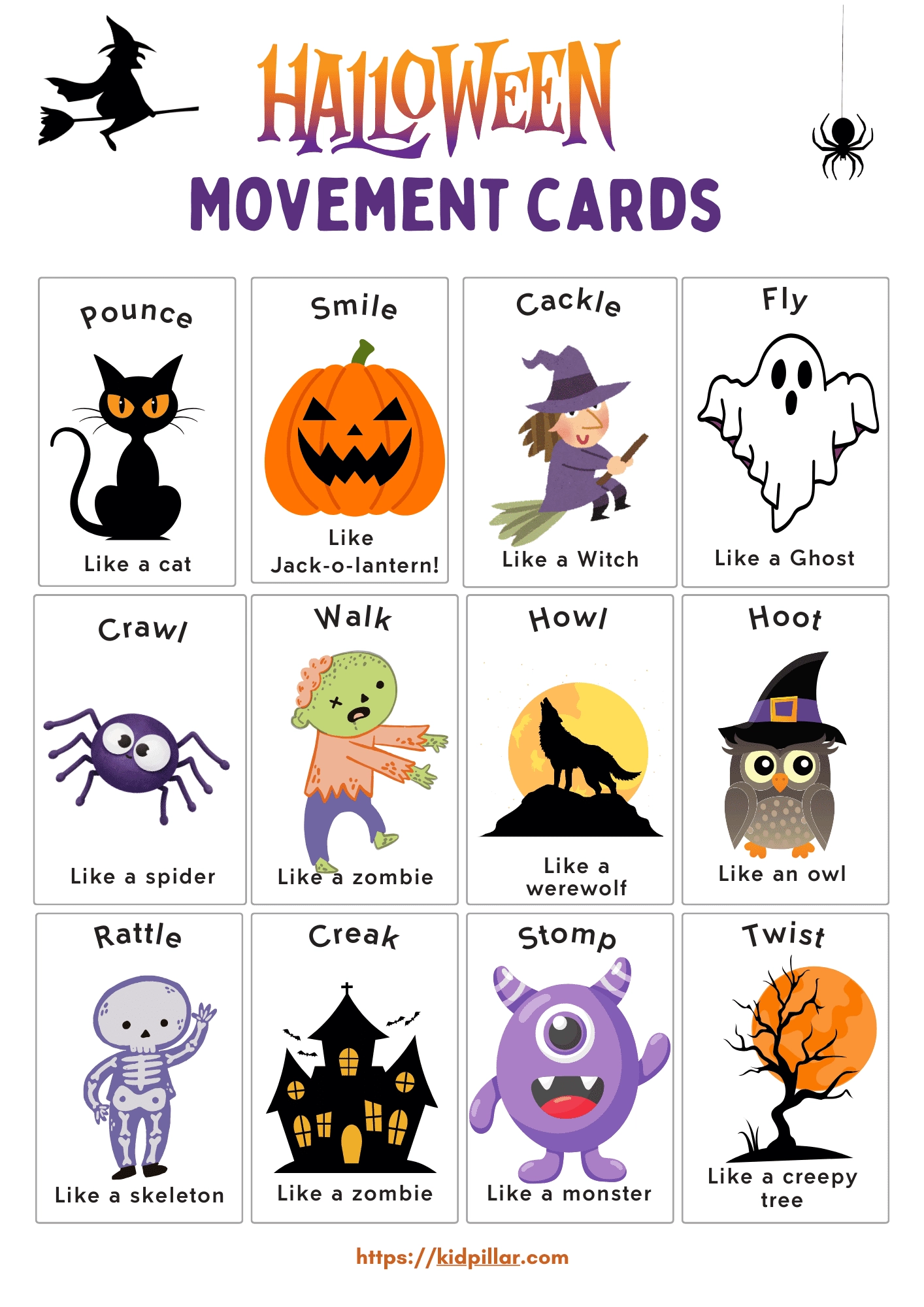 23 Free Halloween Toddler Printable Activities