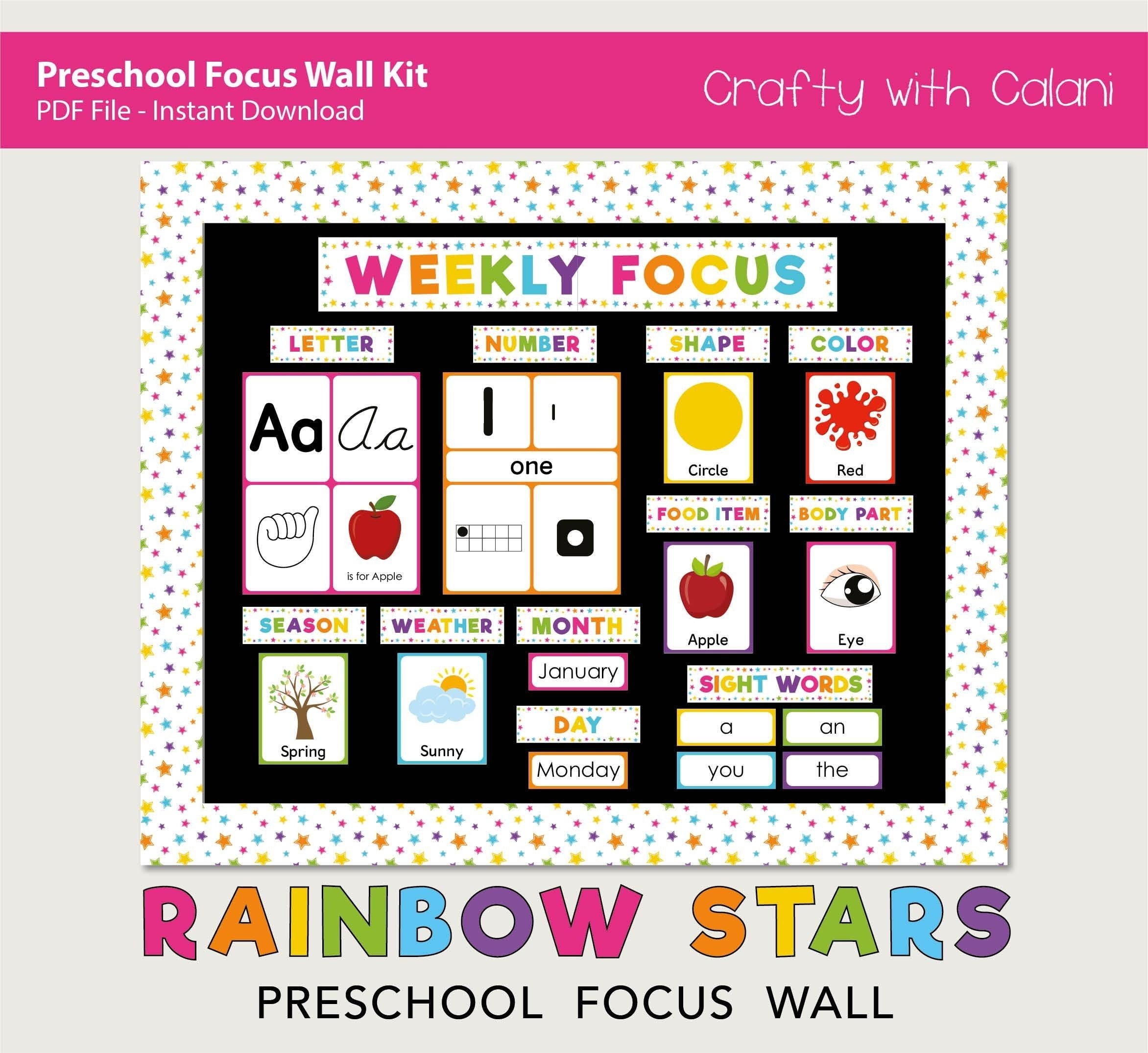 24 Focus Wall Ideas Focus Wall Preschool Classroom Preschool Circle Time