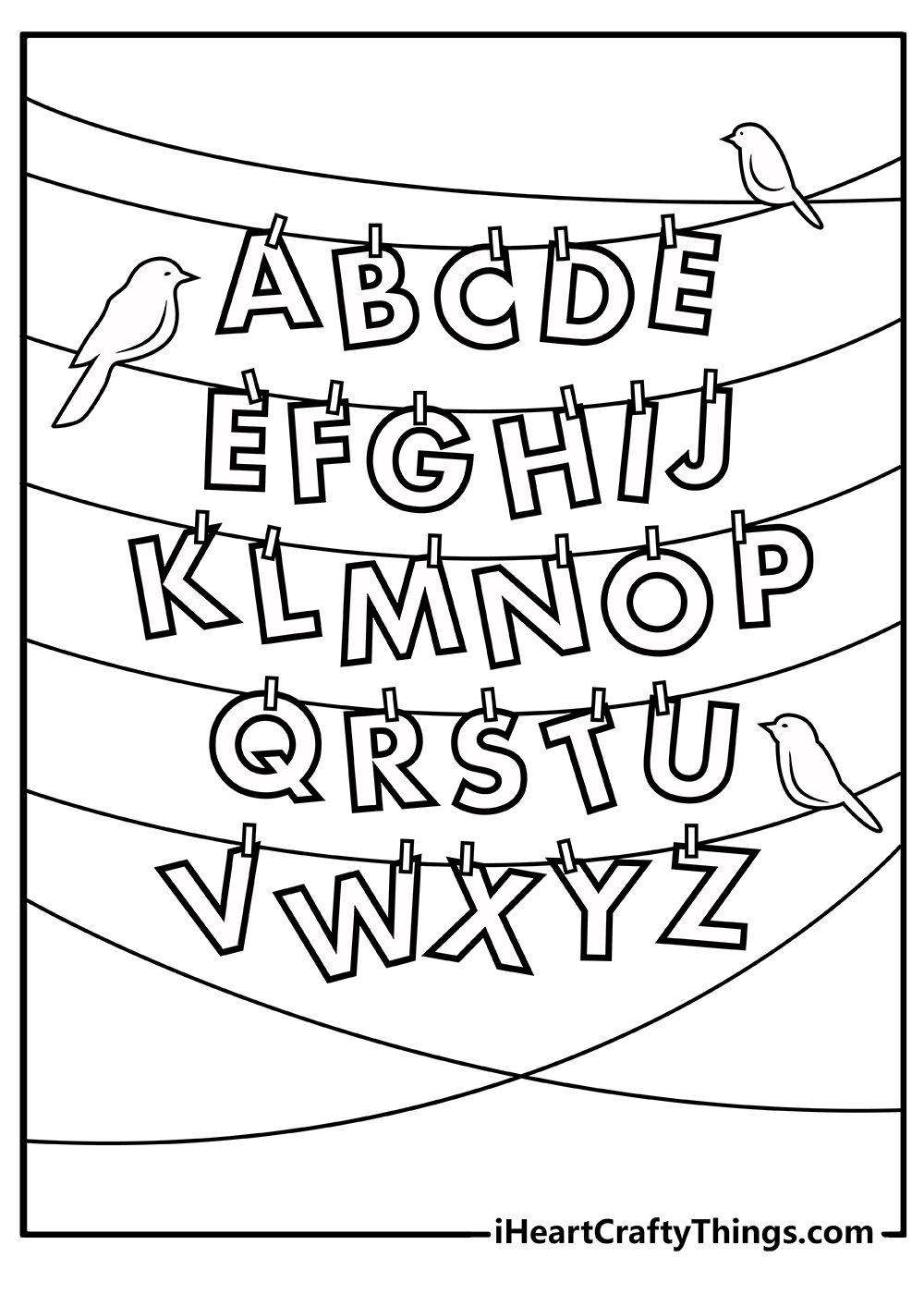 25 Alphabet Coloring Pages 100 Free Printables 25 Alphabet Coloring Pages 100 Free Printables