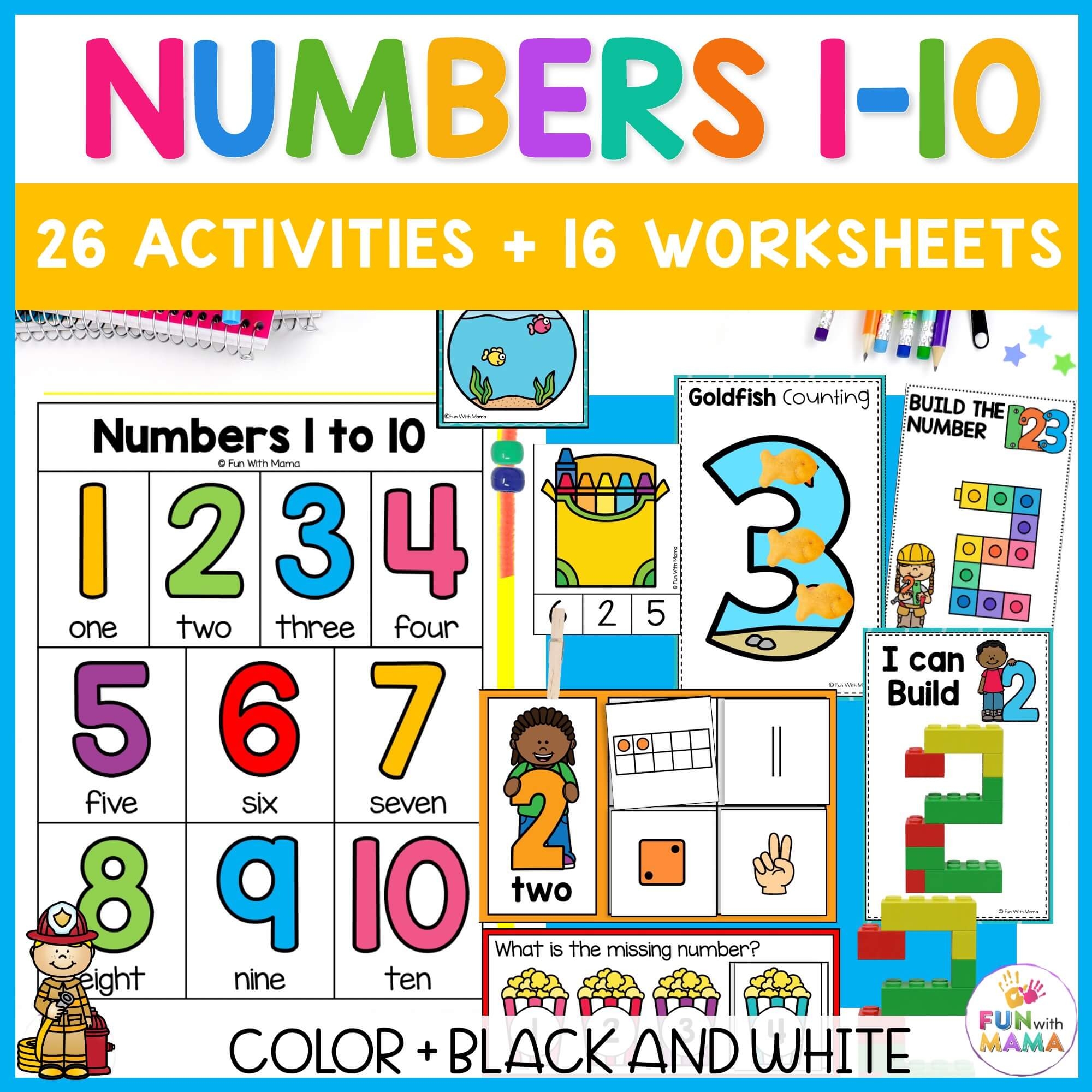 26 Number Activities For Preschoolers Fun With Mama 26 Number Activities For Preschoolers Fun With Mama