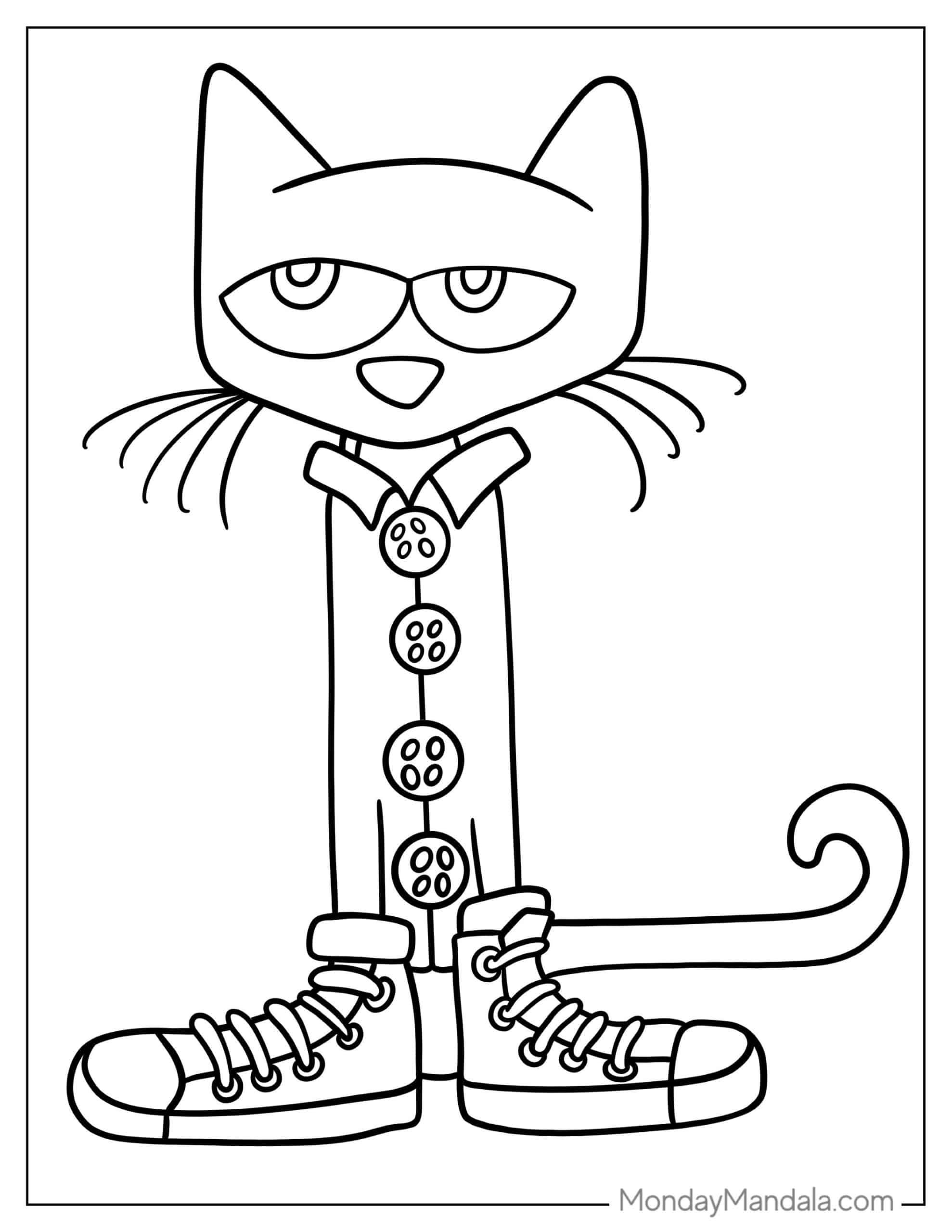 280 Pete The Cat In The Classroom Ideas Pete The Cat Worksheets Free Printable Pete The Cat Coloring Page Free Pete The Cat Craft Template