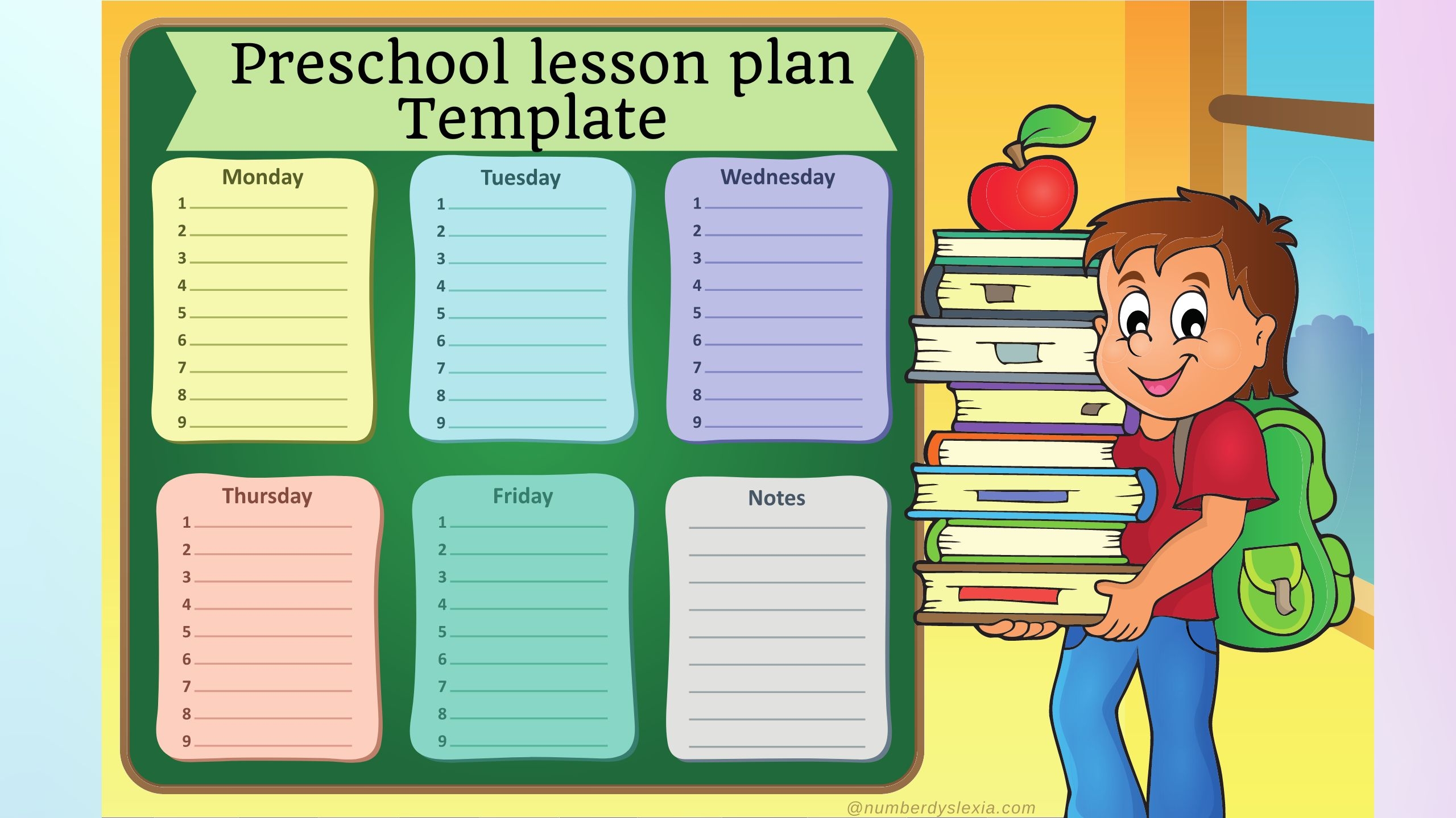 3 Printable Preschool Lesson Plan Templates PDF Included Number Dyslexia 3 Printable Preschool Lesson Plan Templates PDF Included Number Dyslexia