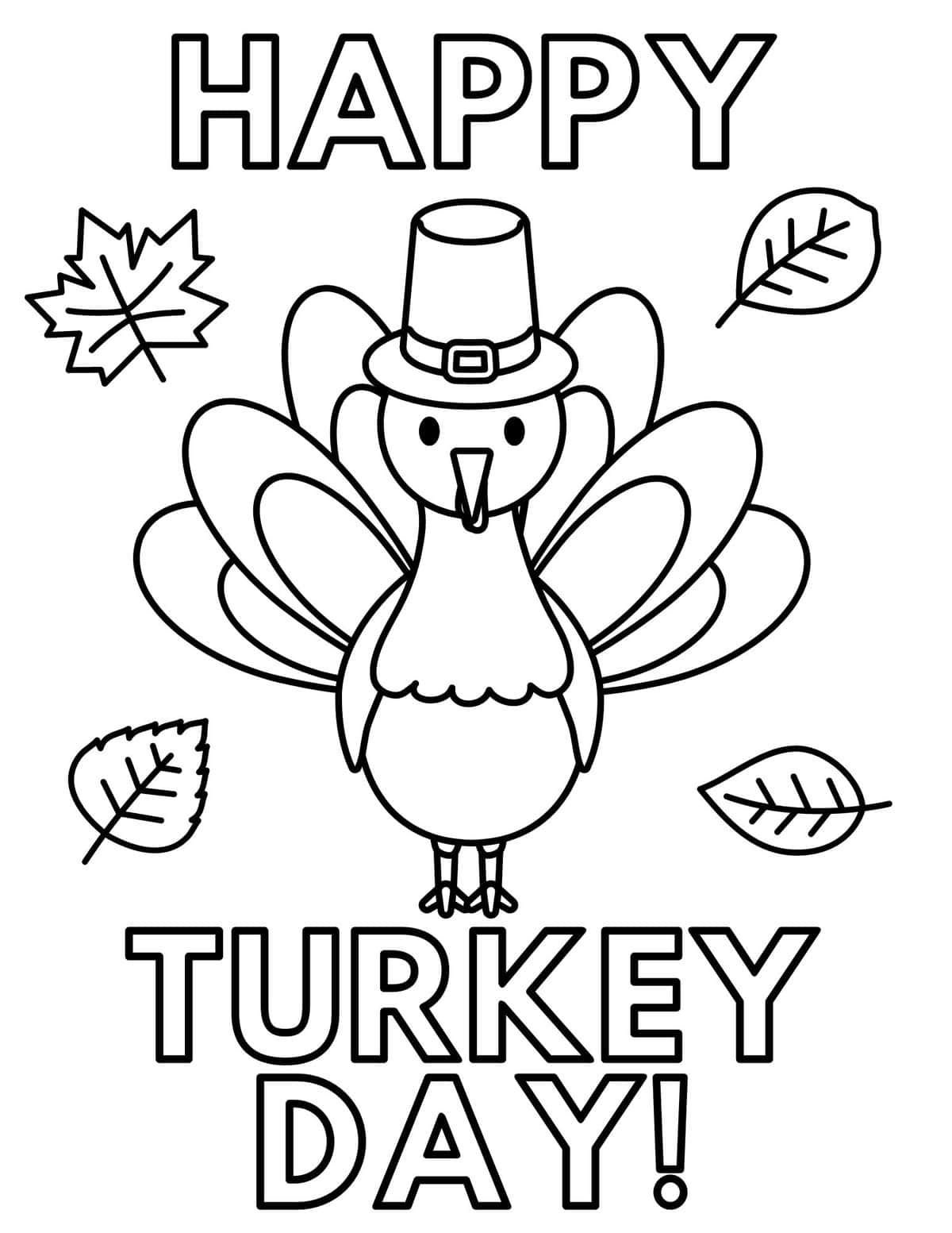 30 Free Thanksgiving Turkey Coloring Pages For Kids Prudent Penny Pincher