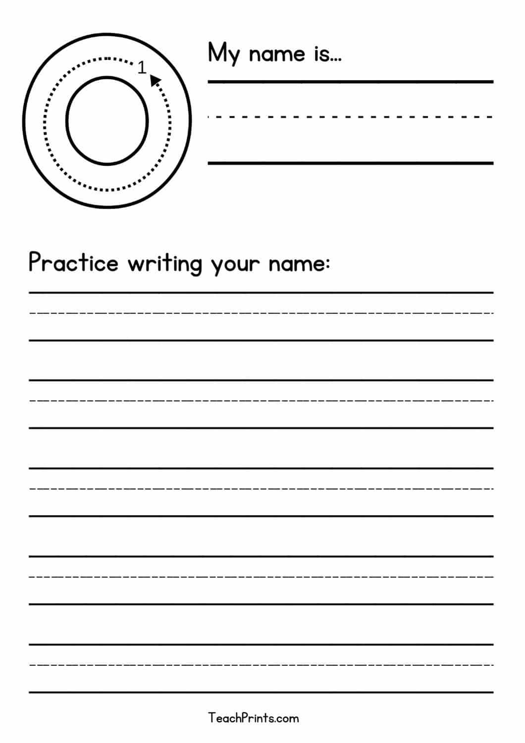 32 Free Blank Name Tracing Worksheets Teach Prints 32 Free Blank Name Tracing Worksheets Teach Prints