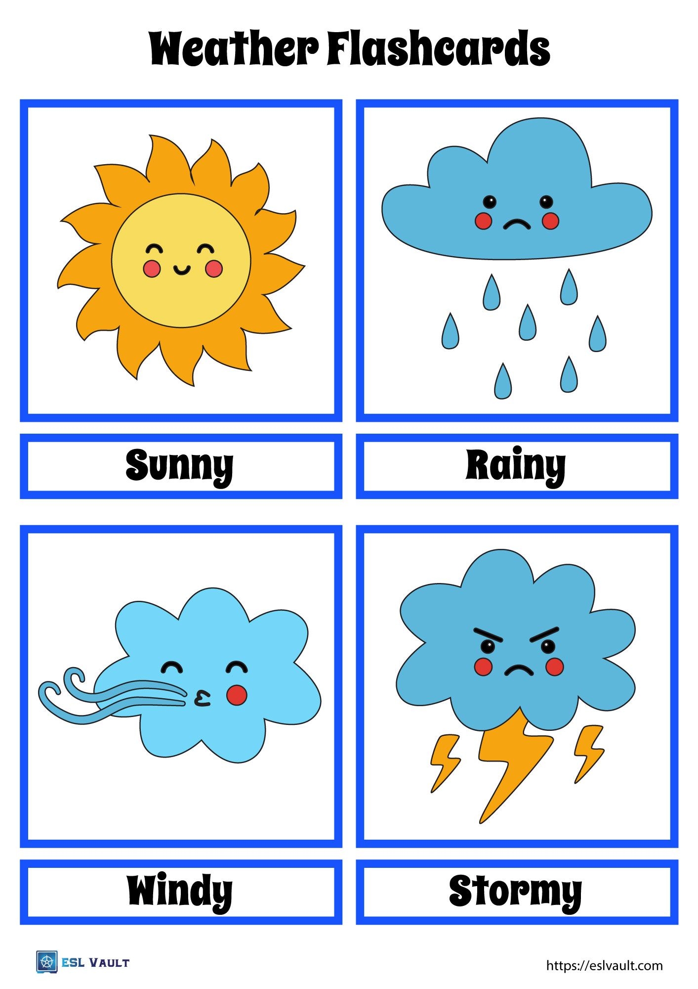 44 Free Weather Flashcards 44 Free Weather Flashcards