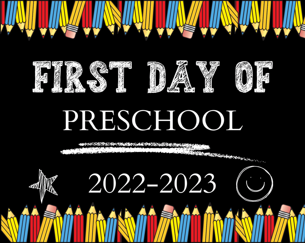5 Editable First Day Of School Signs Free Printable 2026 2027 Cassie Smallwood