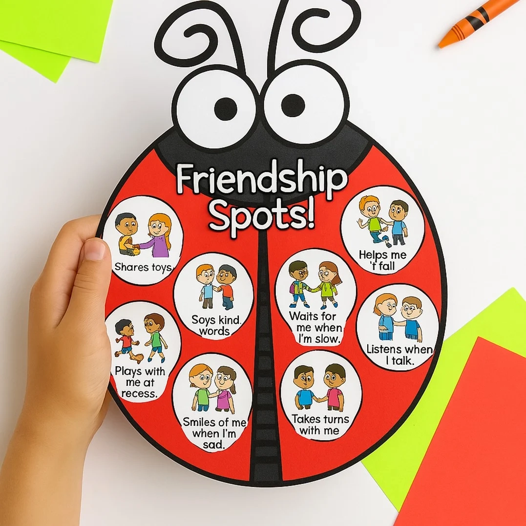 5 Must Try Friendship Craft Printables To Teach Kids How To Be A Good Friend