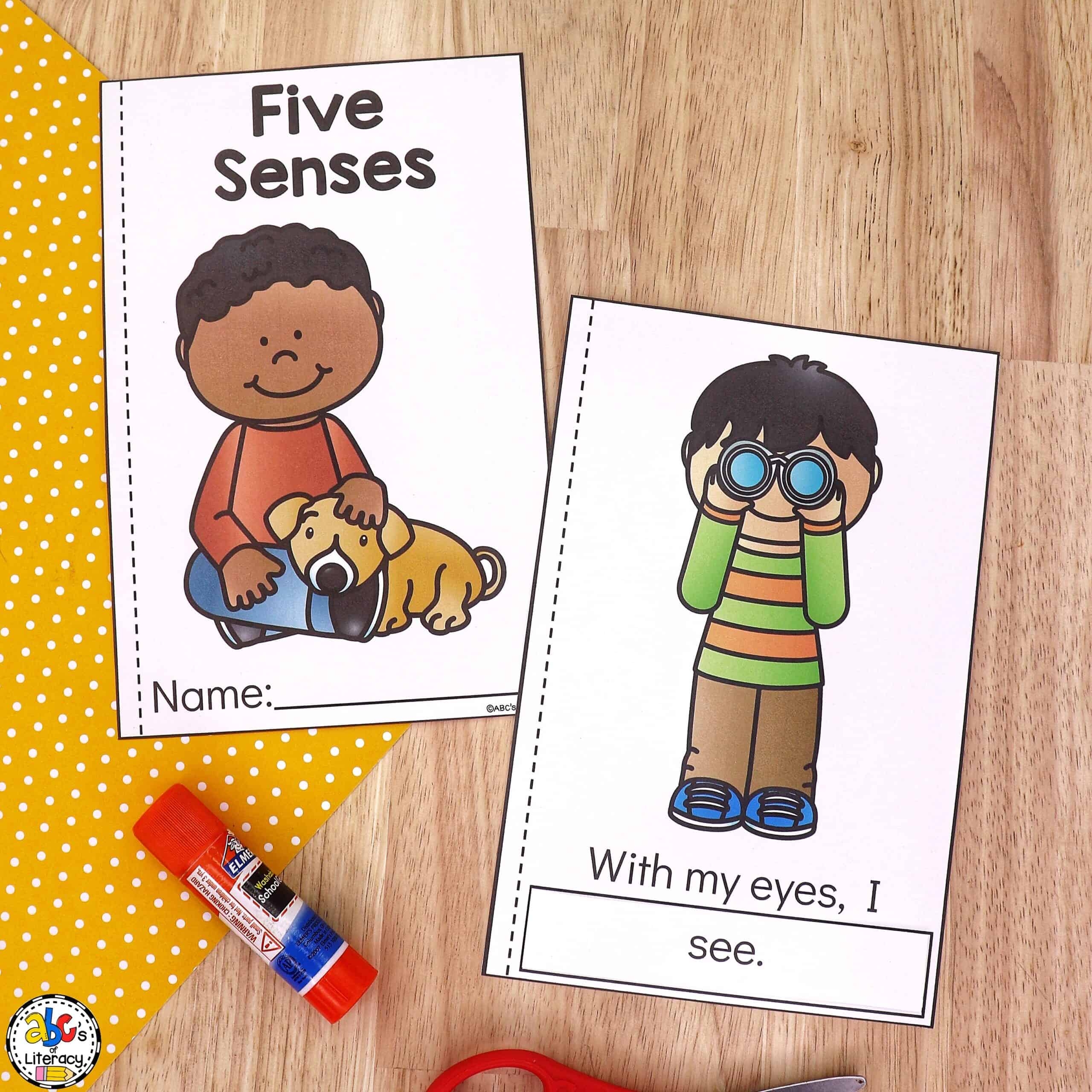 5 Senses Printable Book For Beginning Readers 5 Senses Printable Book For Beginning Readers