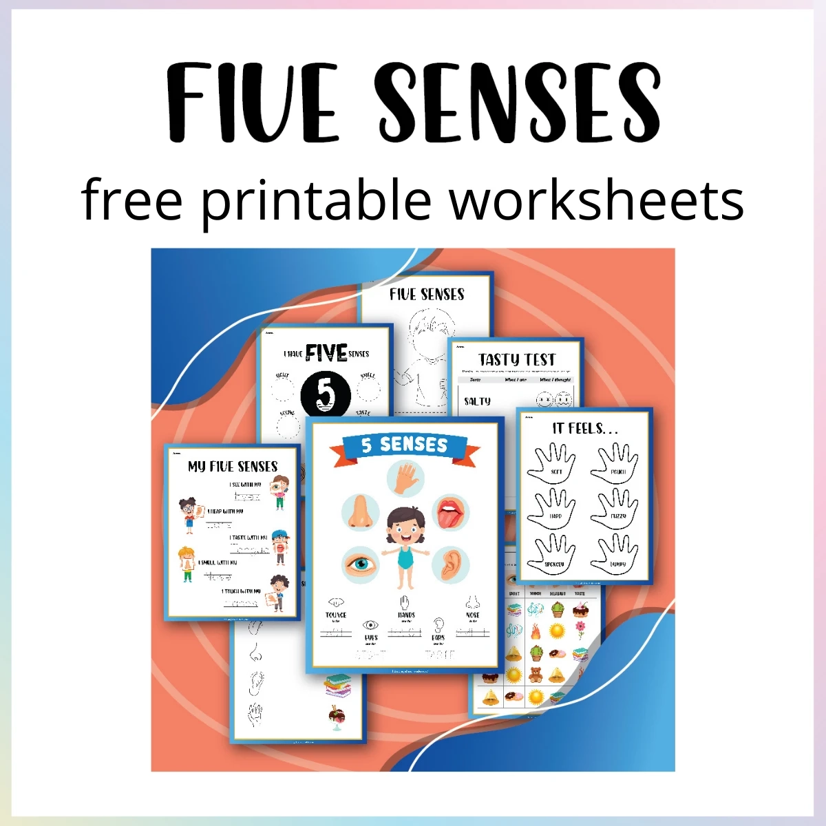 5 Senses Worksheets For Preschool And Kindergarten Free Printable High Chair Chronicles 5 Senses Worksheets For Preschool And Kindergarten Free Printable High Chair Chronicles