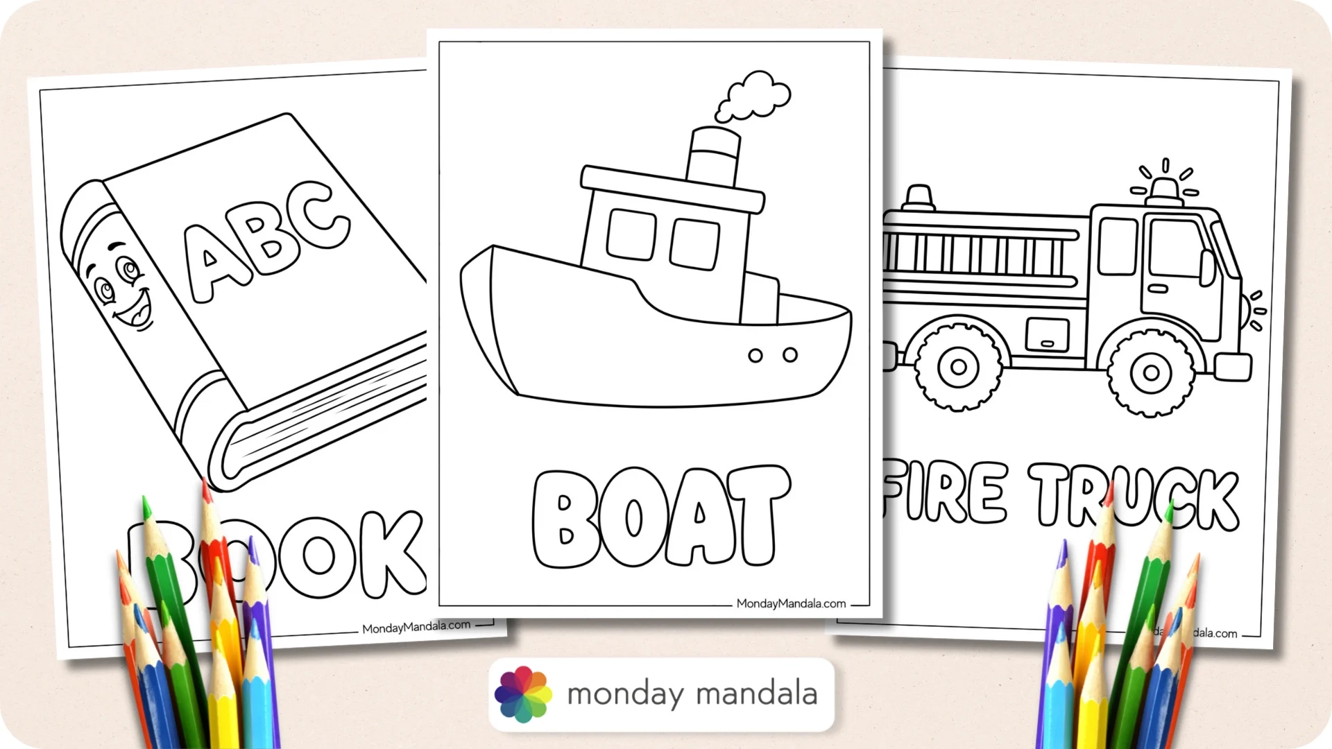 50 Coloring Pages For Toddlers Free PDF Printables