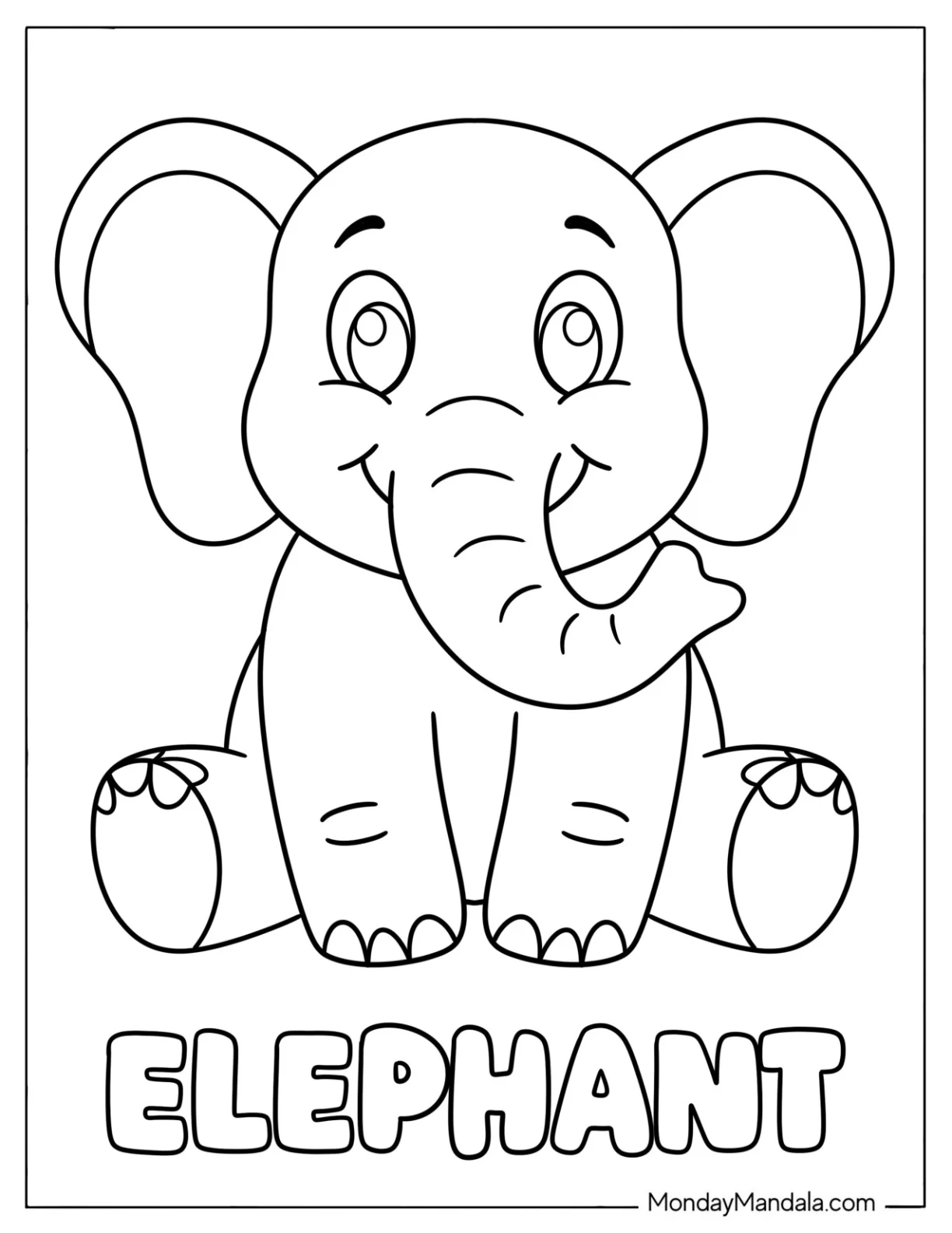50 Coloring Pages For Toddlers Free PDF Printables 
