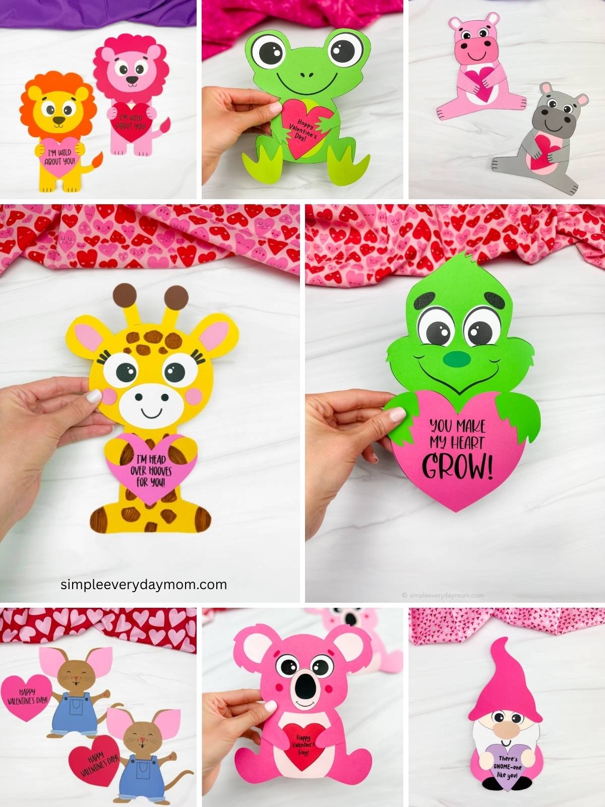 50 Cute Valentine Crafts For Kids Free Templates 