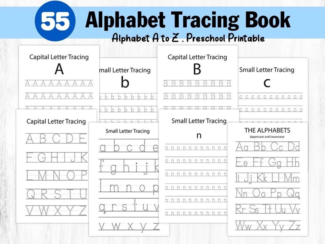 55 Uppercase Lowercase Alphabet Tracing Worksheets Printable Preschool Kindergarten Handwriting Pages Letter Tracing Worksheets A4 Pages Etsy 55 Uppercase Lowercase Alphabet Tracing Worksheets Printable Preschool Kindergarten Handwriting Pages Letter Tracing Worksheets A4 Pages Etsy
