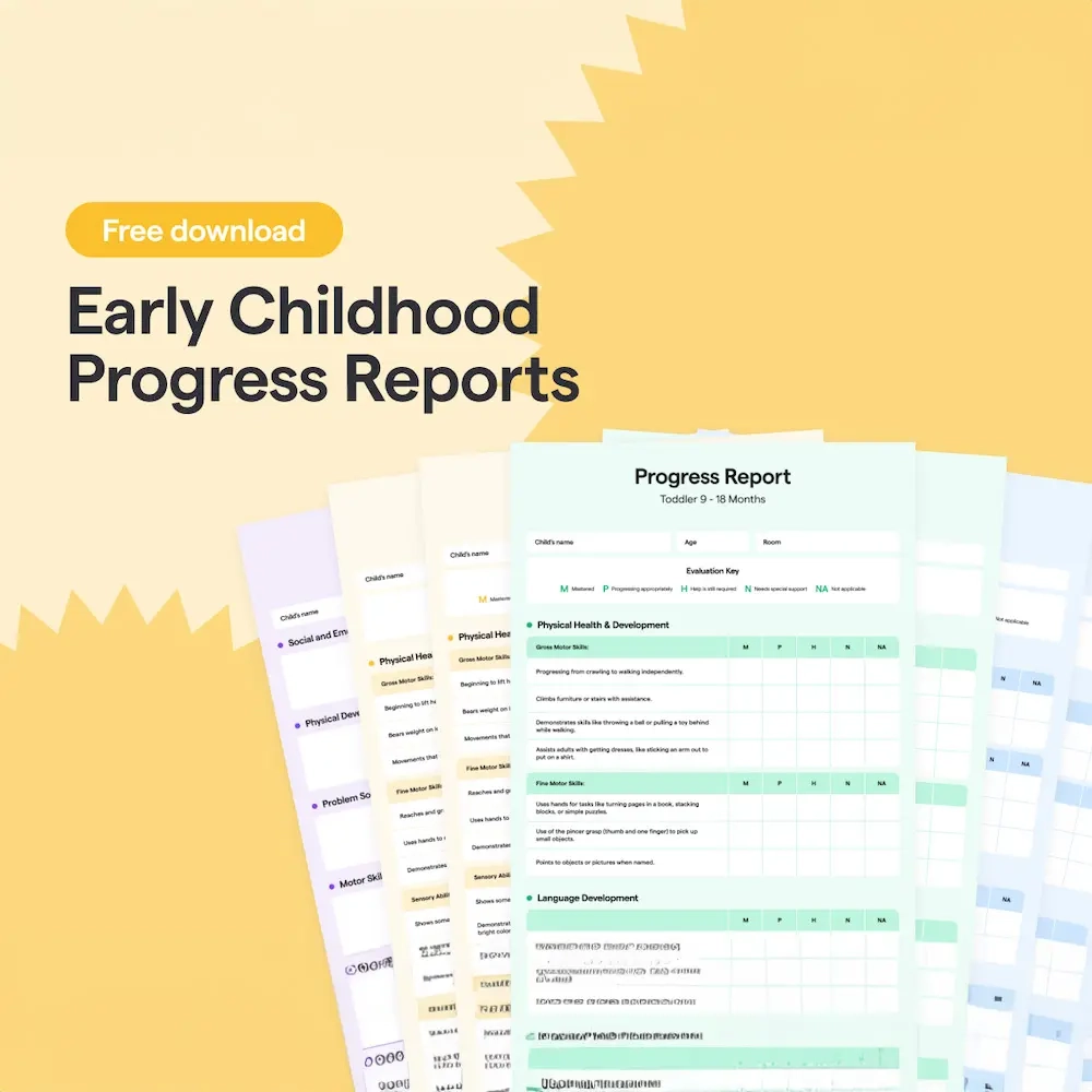 7 Free Progress Report Templates For 0 3 To Support Child Development