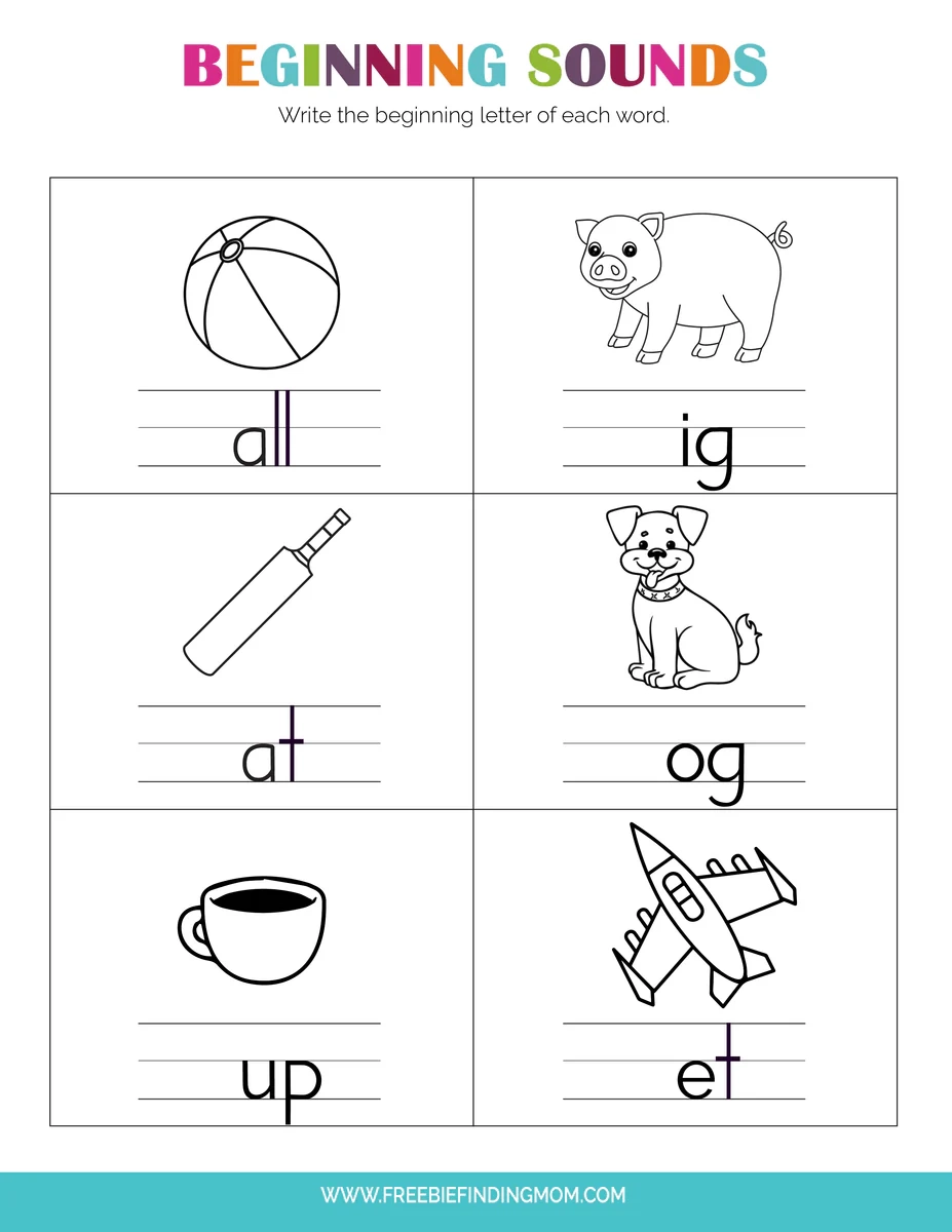 9 Alphabet Worksheets