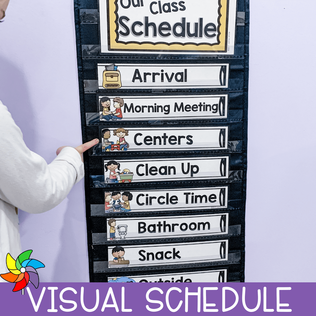 A Visual Schedule For A Calmer Classroom