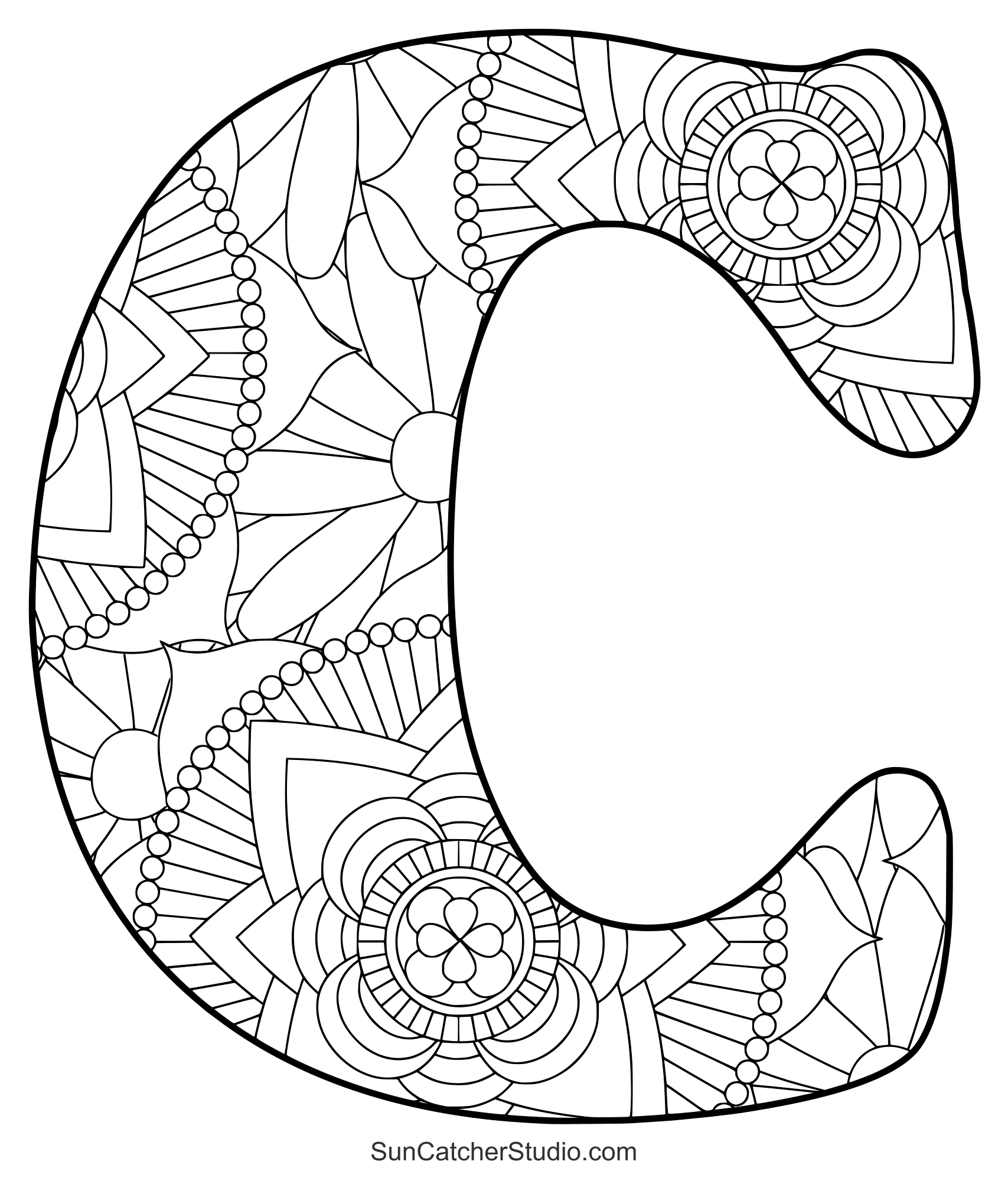 ABC Coloring Pages Free Alphabet Letter Colouring Sheets Free Printables Lettering SVG Files Tools Apps