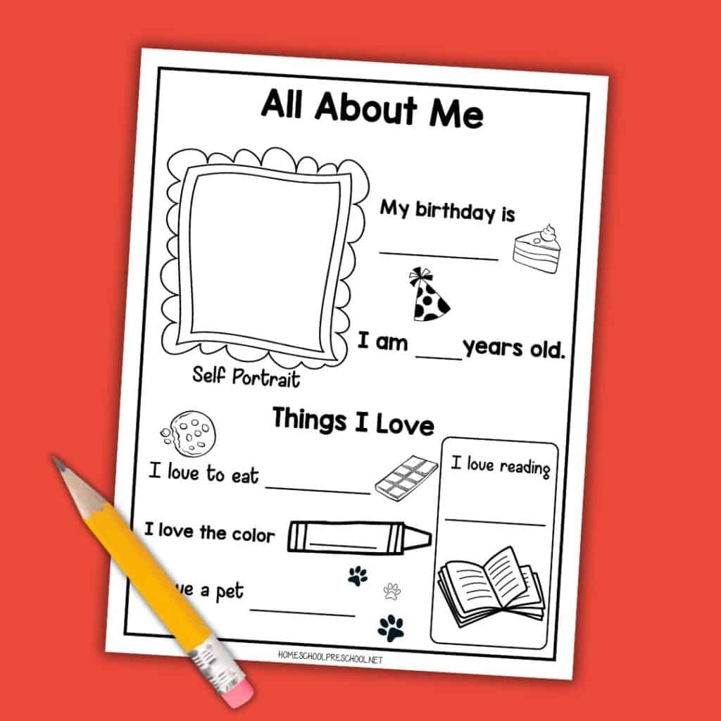 All About Me Preschool Worksheets Learn And Explore