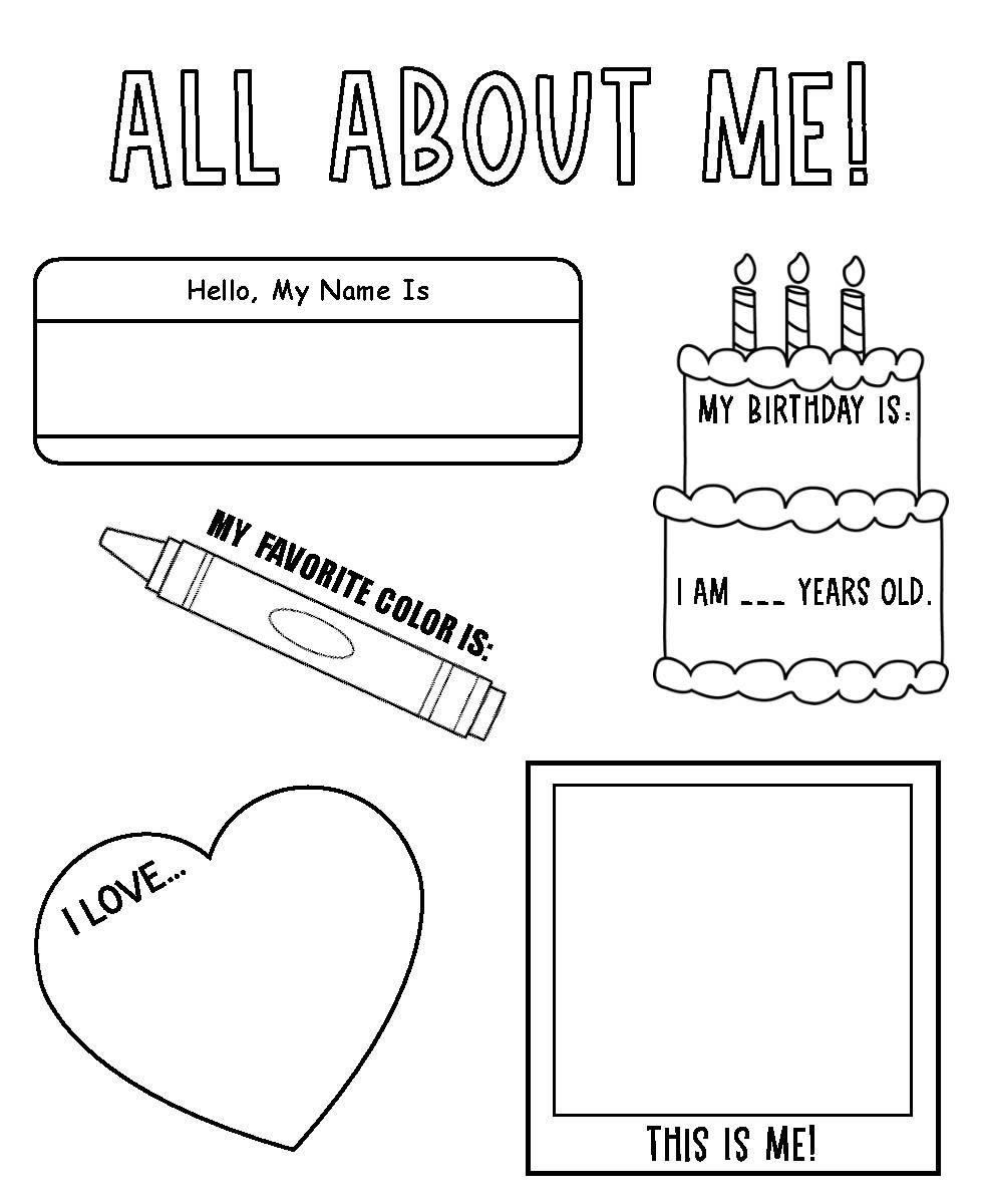 All About Me Worksheet By Madison Weeks TPT All About Me Worksheet By Madison Weeks TPT