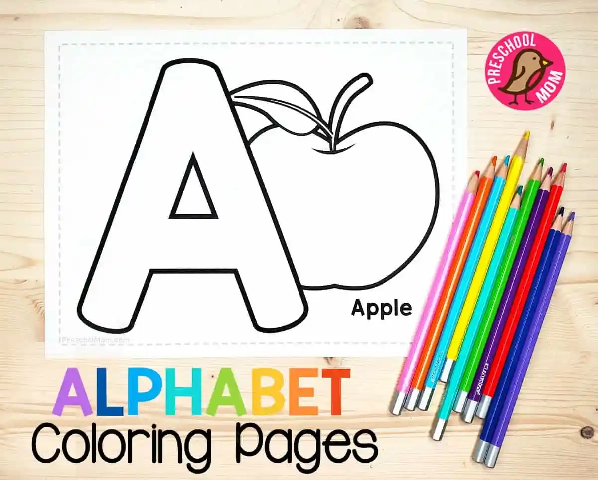 Alphabet Coloring Pages Preschool Mom Alphabet Coloring Pages Preschool Mom