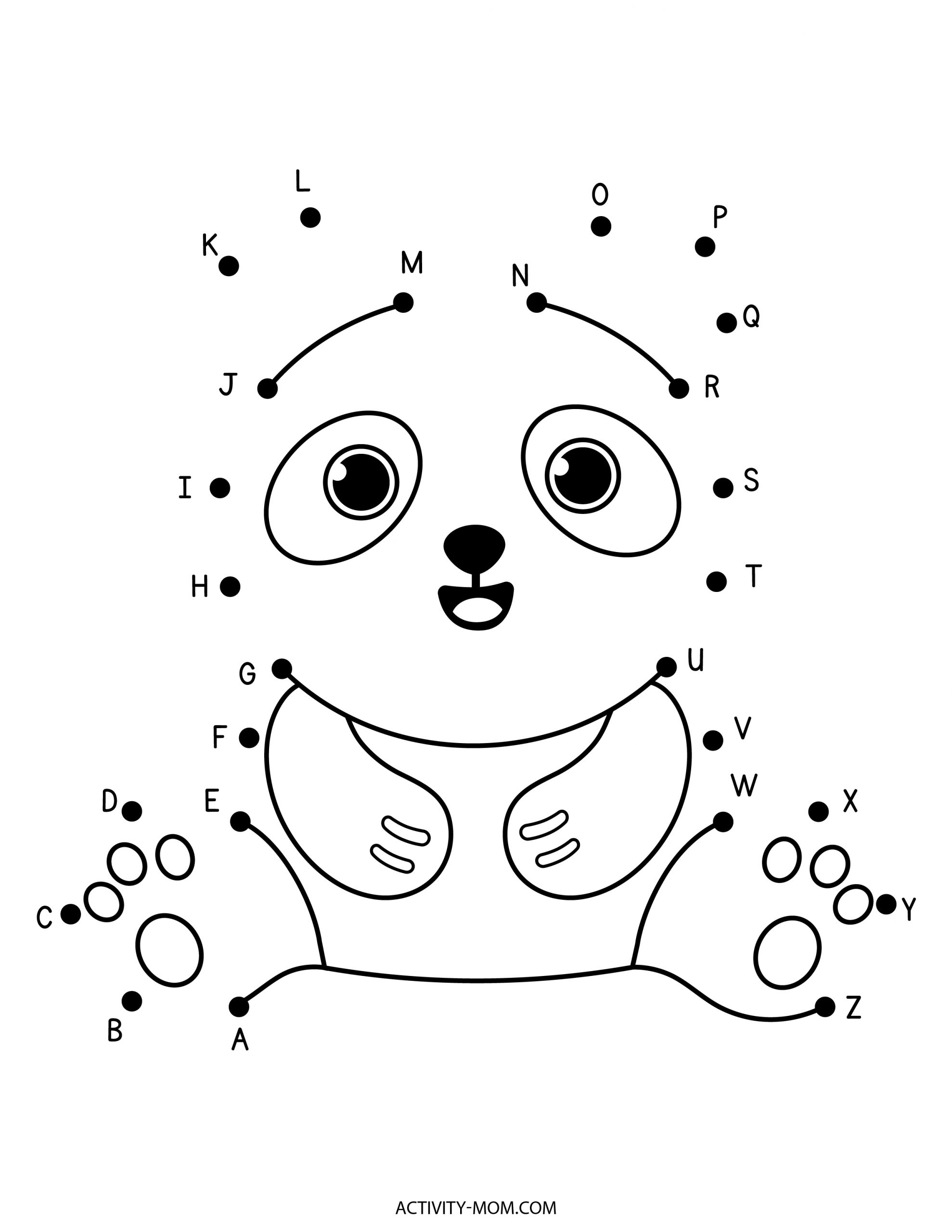 Alphabet Dot To Dot Worksheets free Printable The Activity Mom Worksheets Library Alphabet Dot To Dot Worksheets free Printable The Activity Mom Worksheets Library