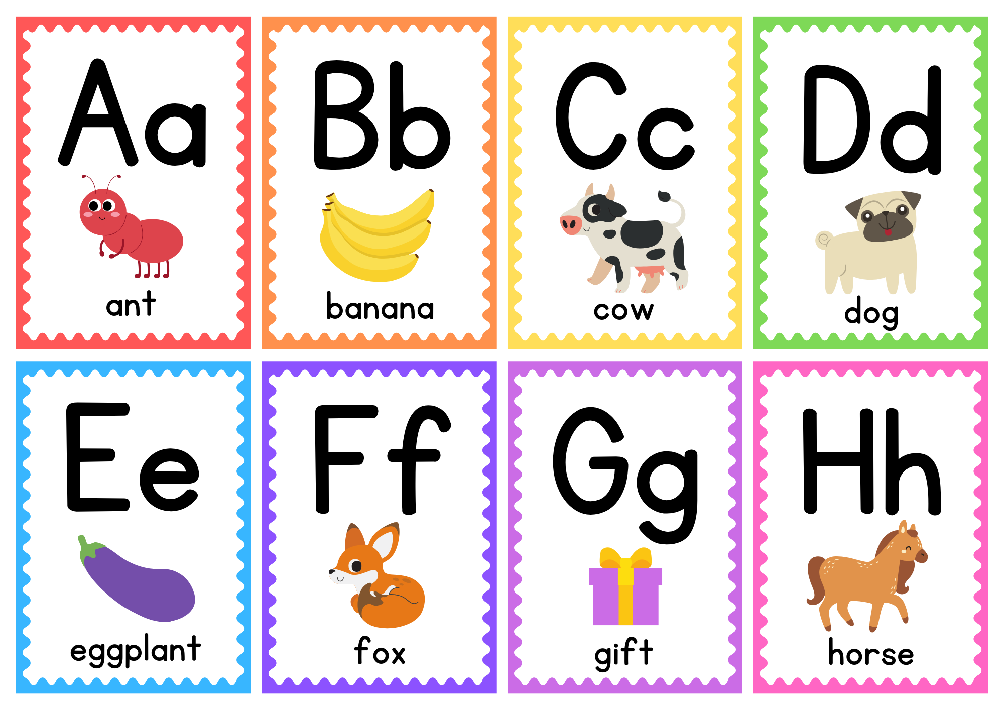 Alphabet Flash Cards Printable R preschool